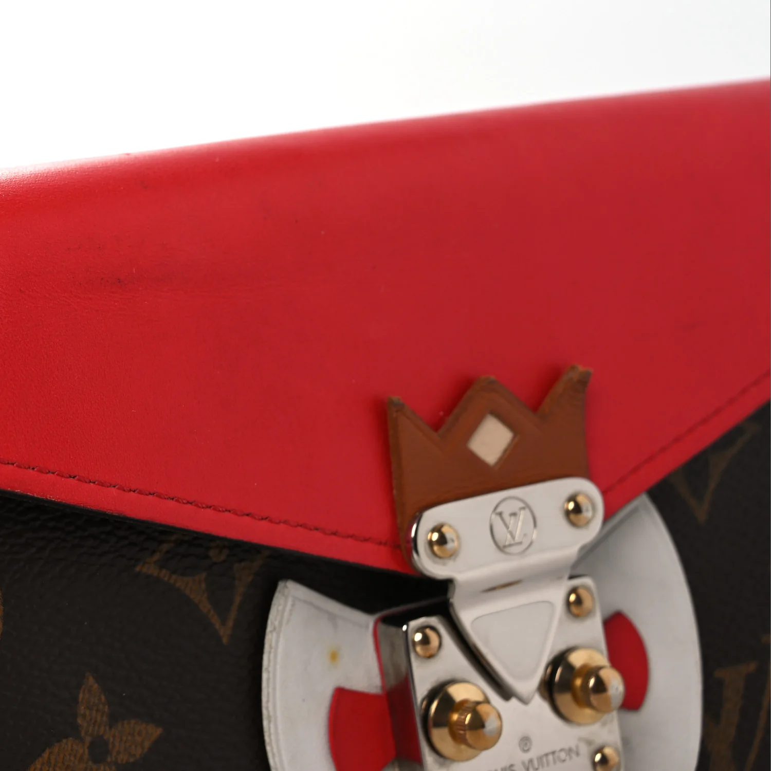 Monogram Tribal Mask Sarah Wallet Rouge - Image 8