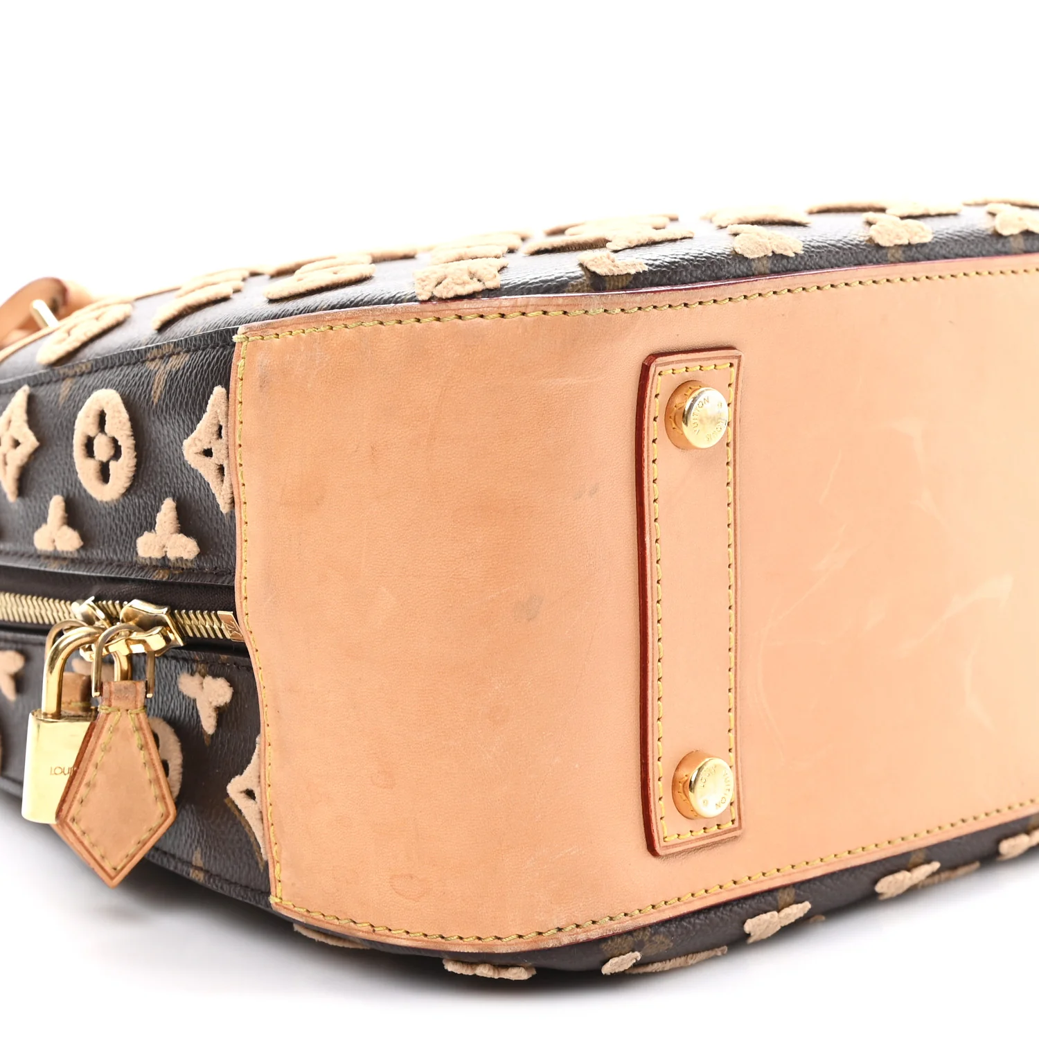 Monogram Tuffetage Deauville Cube Caramel - Image 8