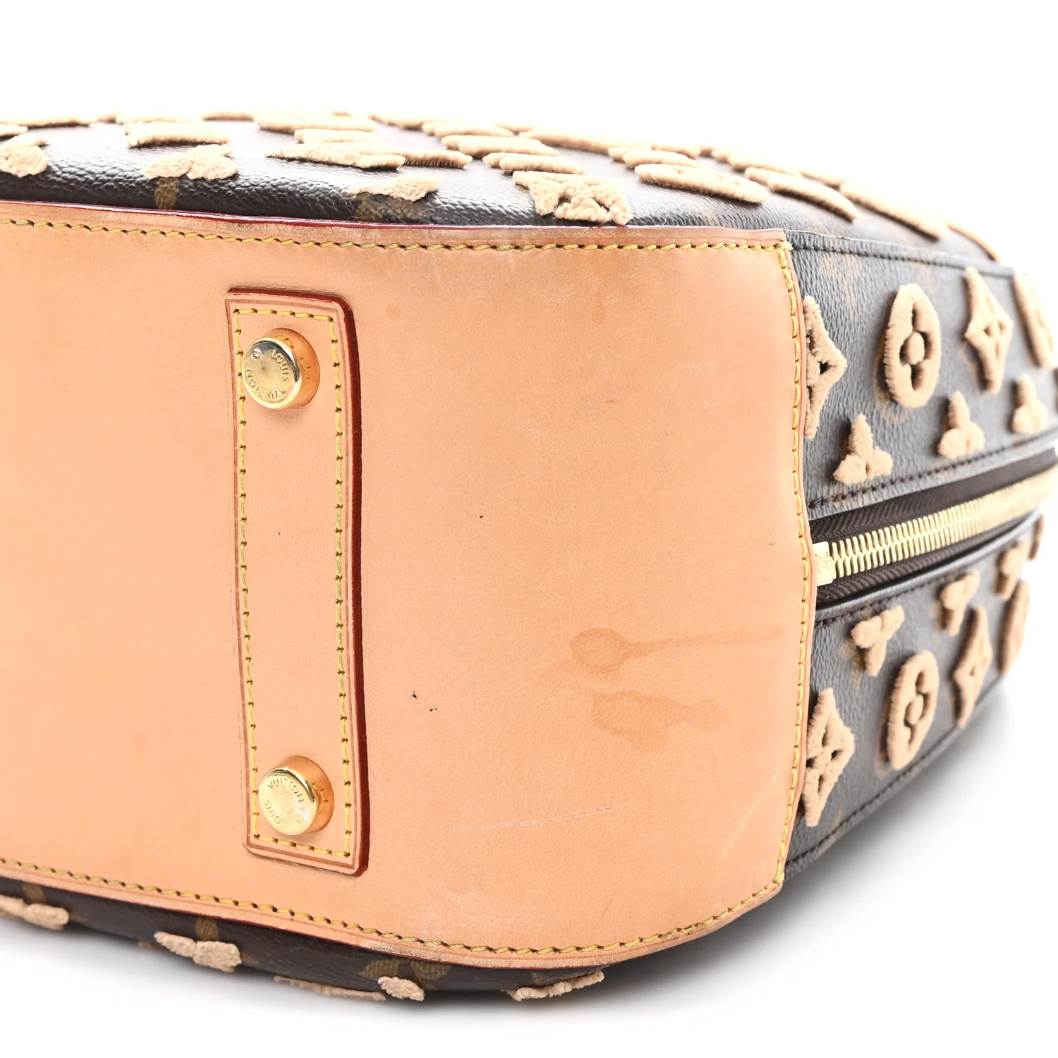 Monogram Tuffetage Deauville Cube Caramel - Image 9