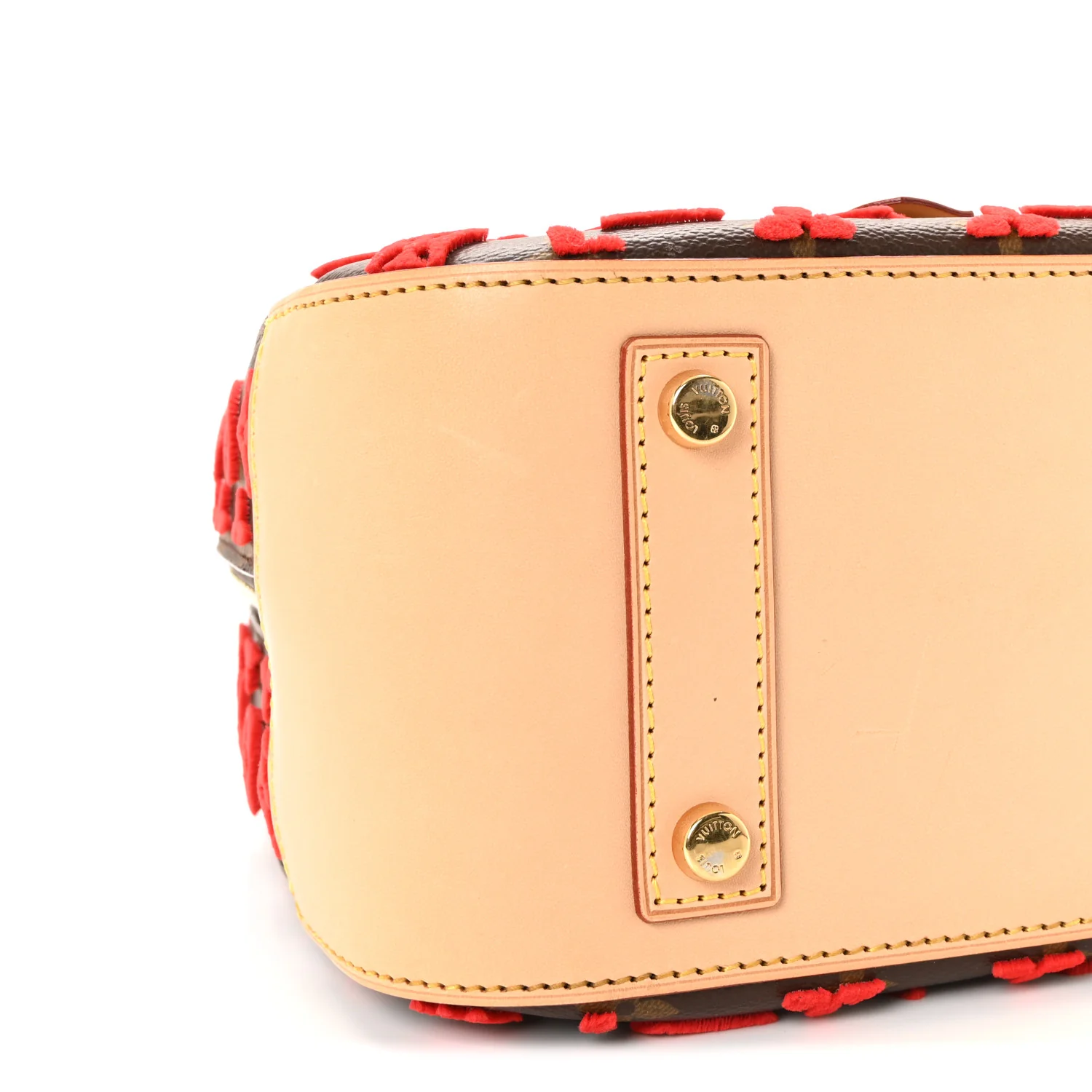 Monogram Tuffetage Deauville Cube Red - Image 15