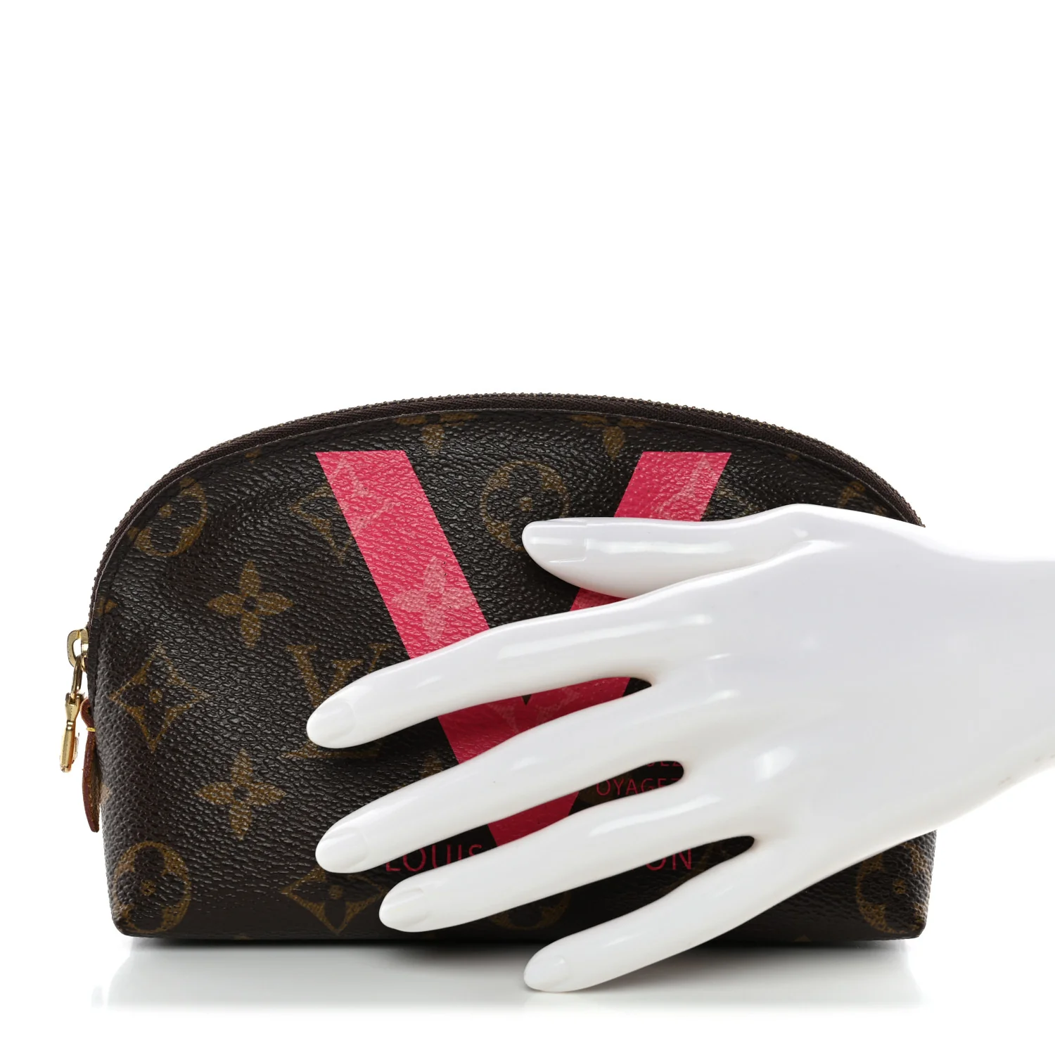 Monogram V Cosmetic Pouch Grenade - Image 2