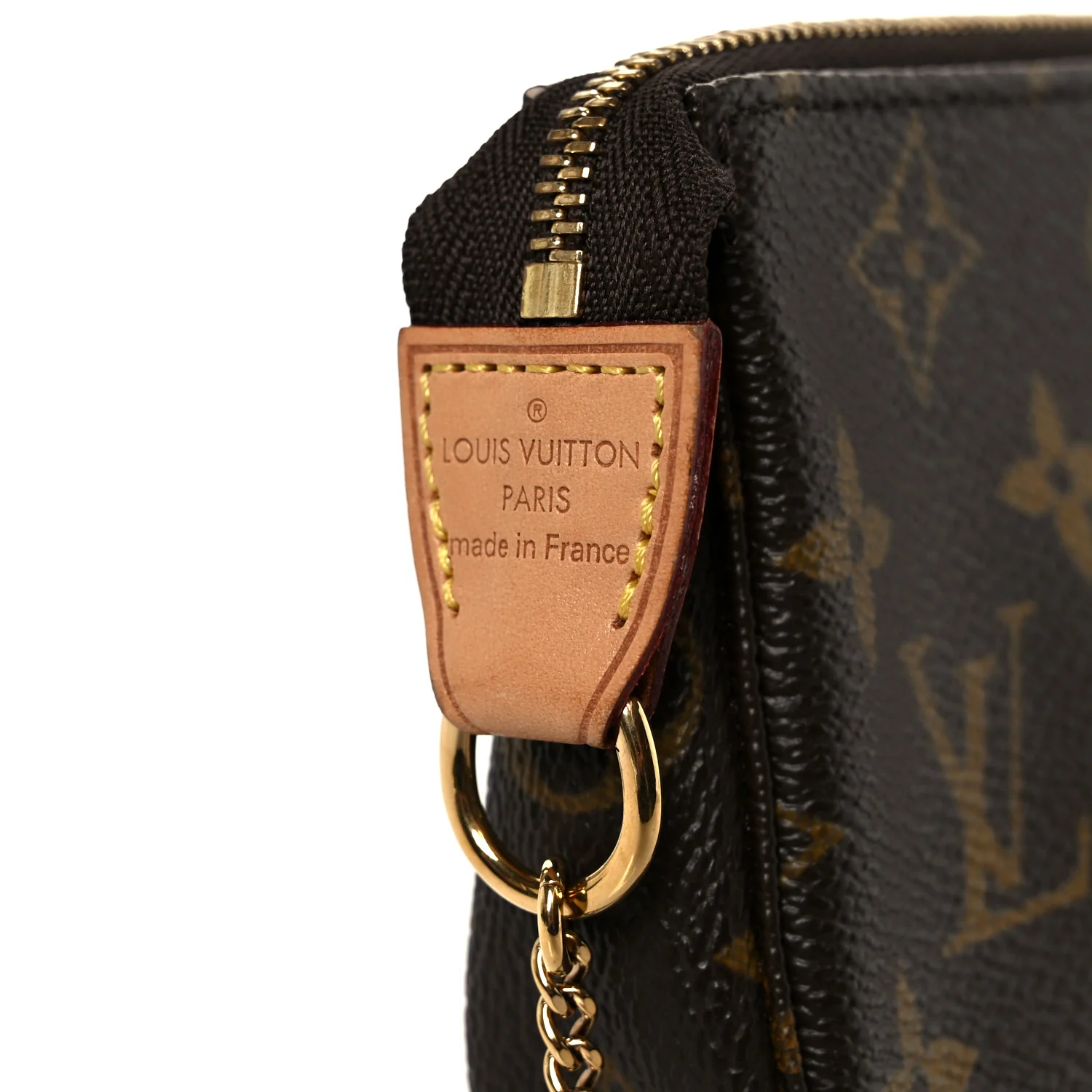 Monogram V Saint Tropez Mini Pochette Accessories Rose Ballerine - Image 7