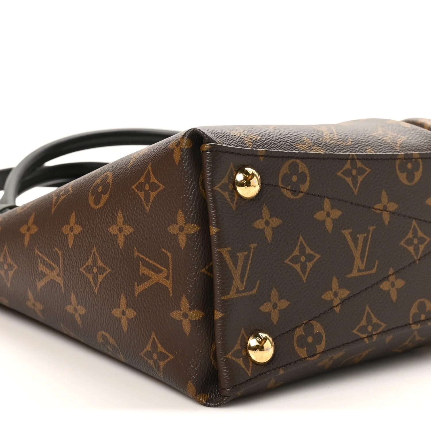 Monogram V Tote MM Khaki Cream - Image 8