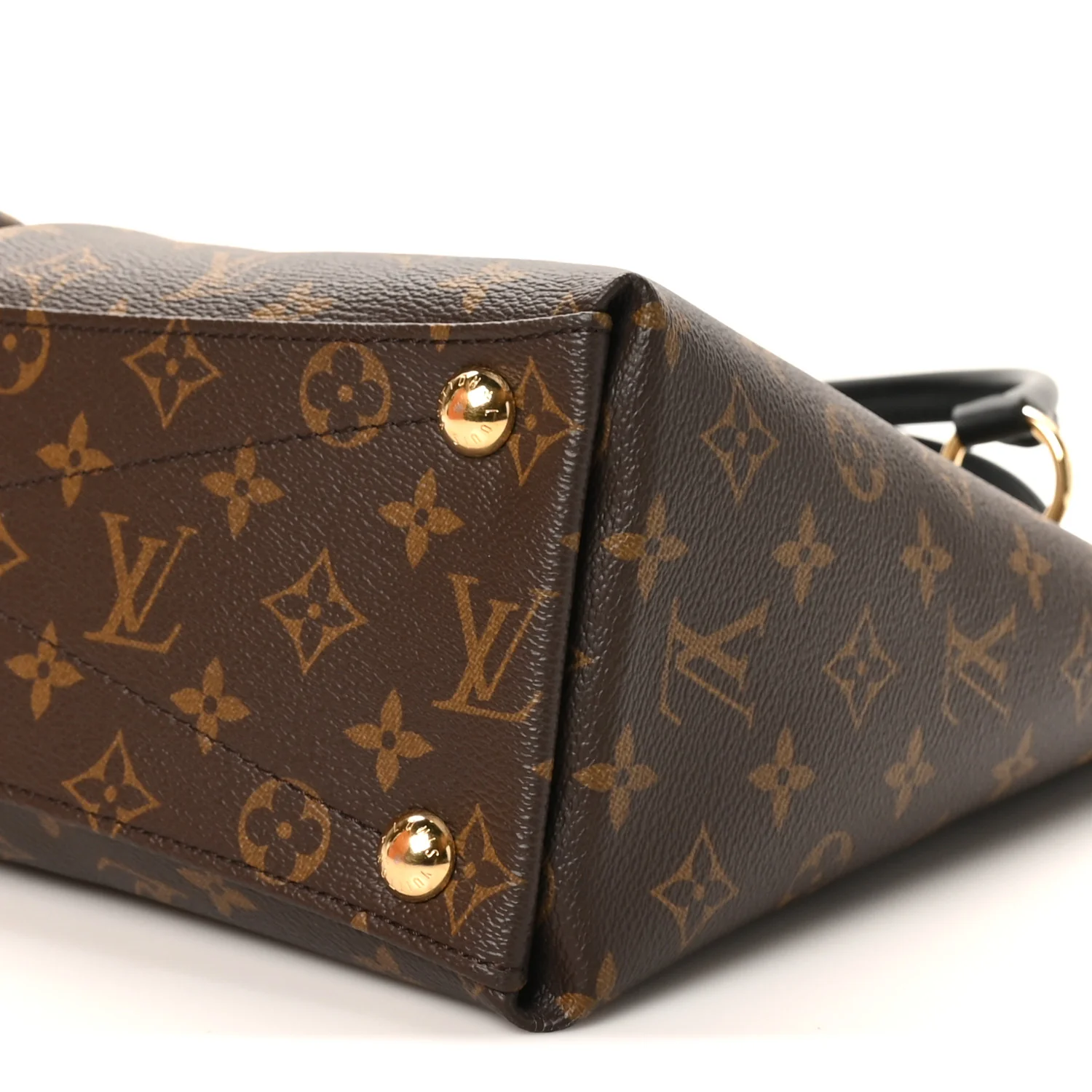 Monogram V Tote MM Khaki Cream - Image 9