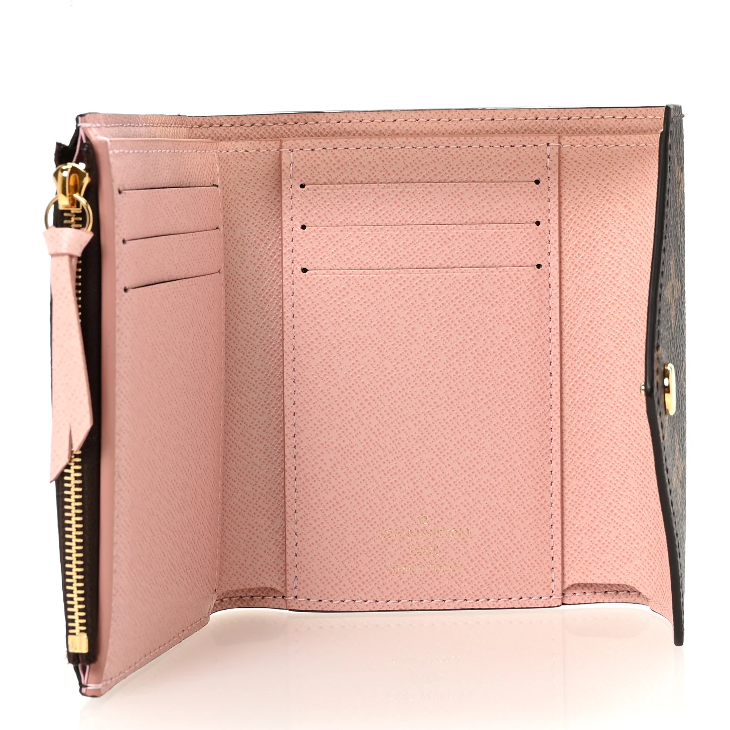 Monogram Victorine Wallet Rose Ballerine - Image 5