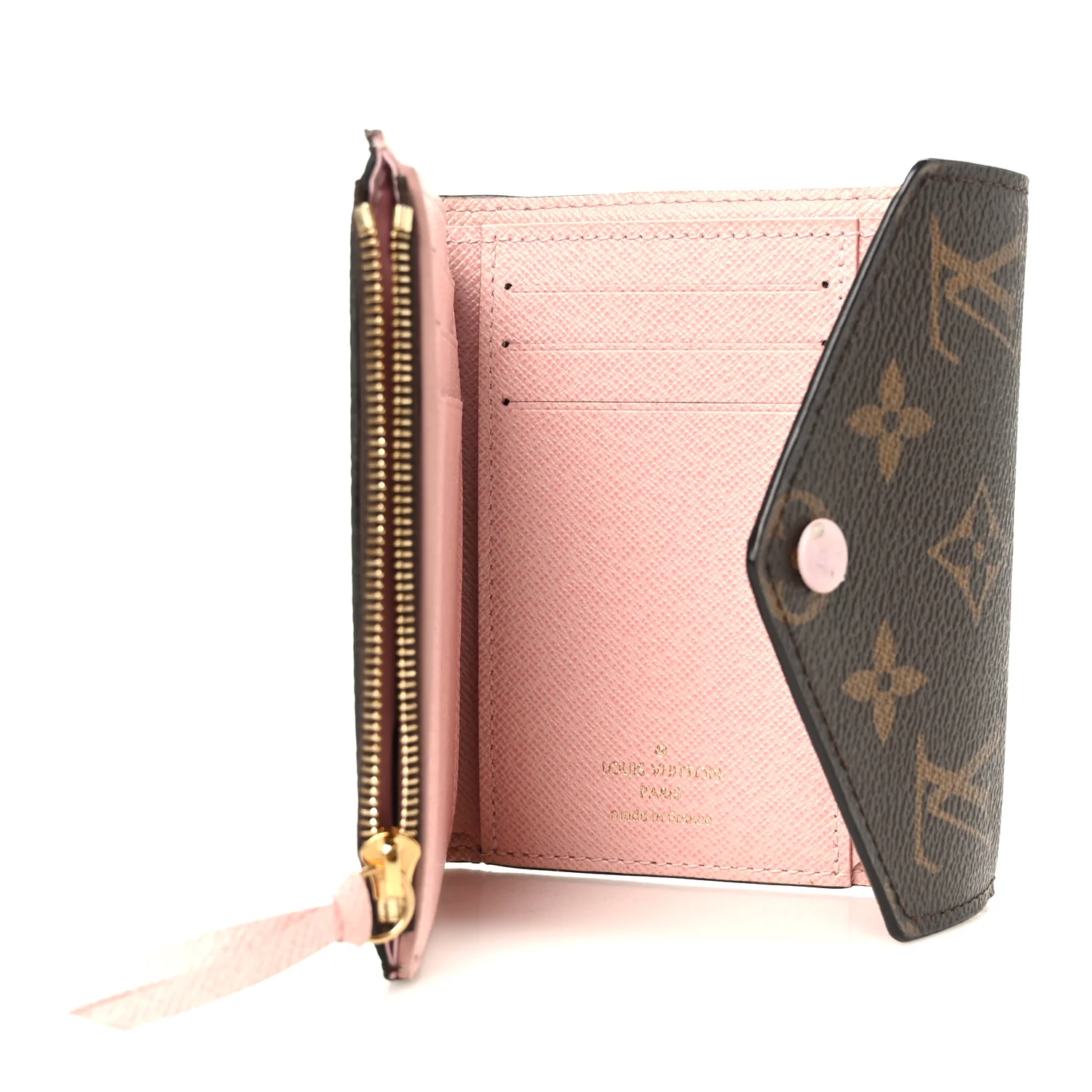 Monogram Victorine Wallet Rose Ballerine - Image 6