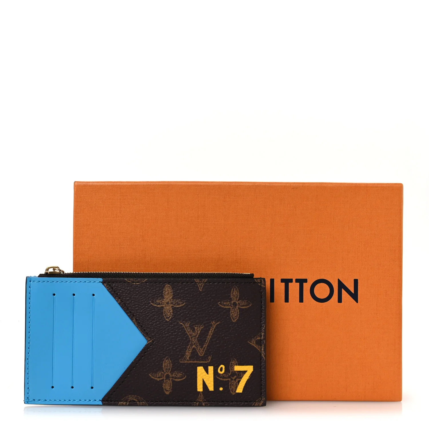 Monogram Vintage Calfskin Trunk L'œil Coin Card Holder - Image 7