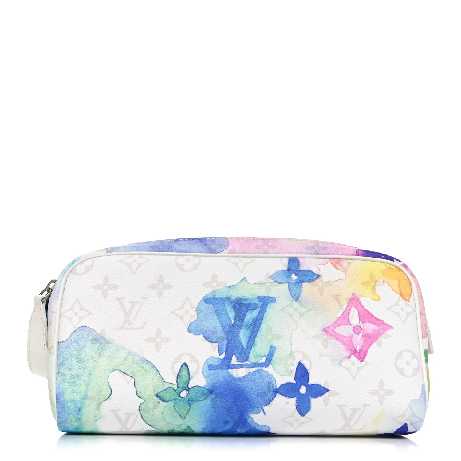 Monogram Watercolor Dopp Kit Toilet Pouch Multicolor