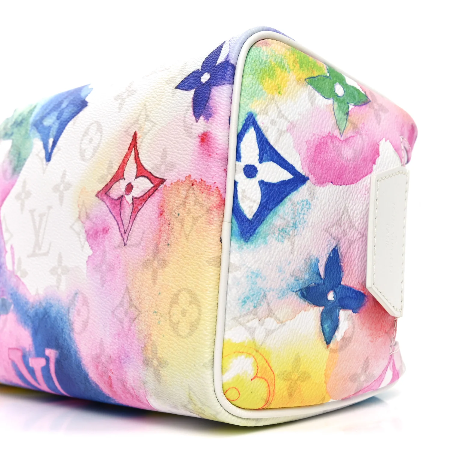 Monogram Watercolor Dopp Kit Toilet Pouch Multicolor - Image 8
