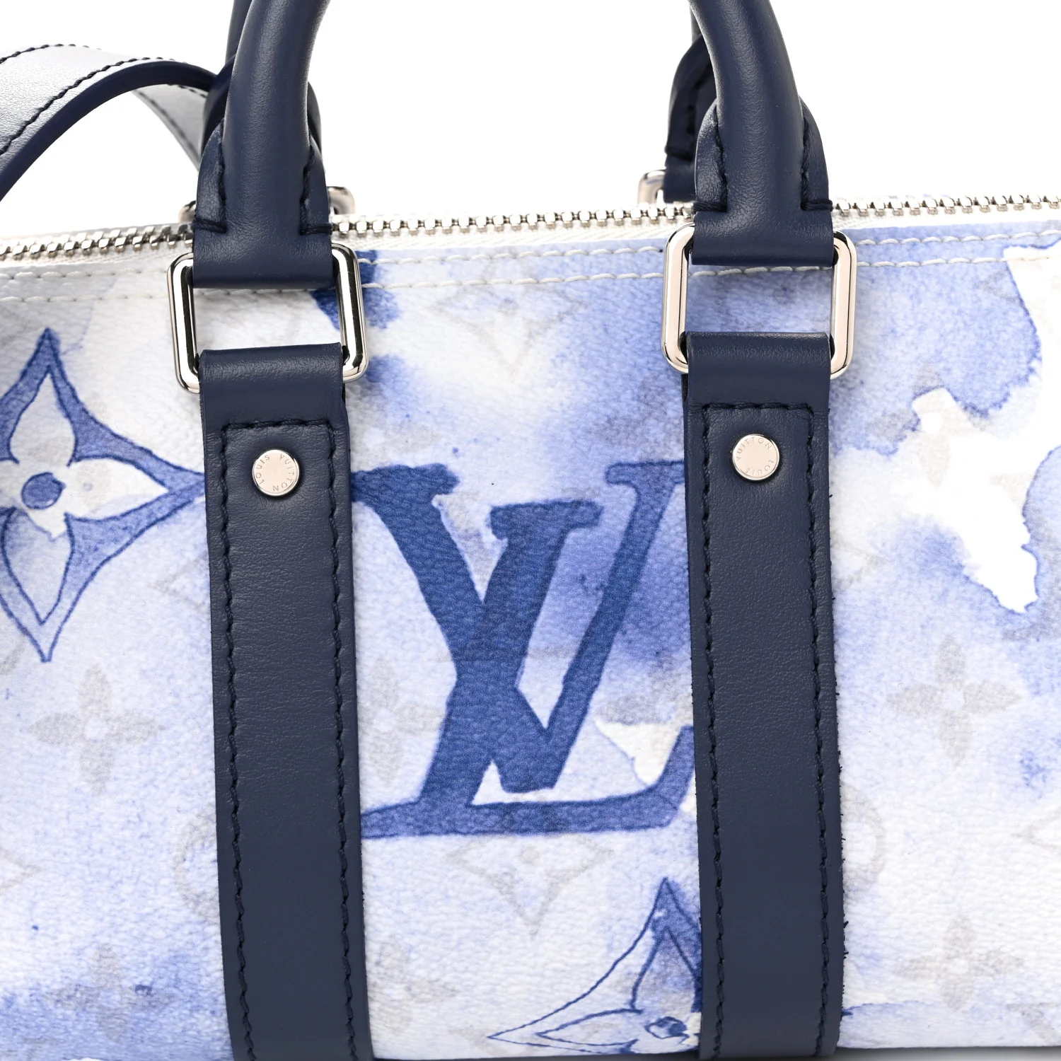 Monogram Watercolor Keepall XS Blue - Image 7