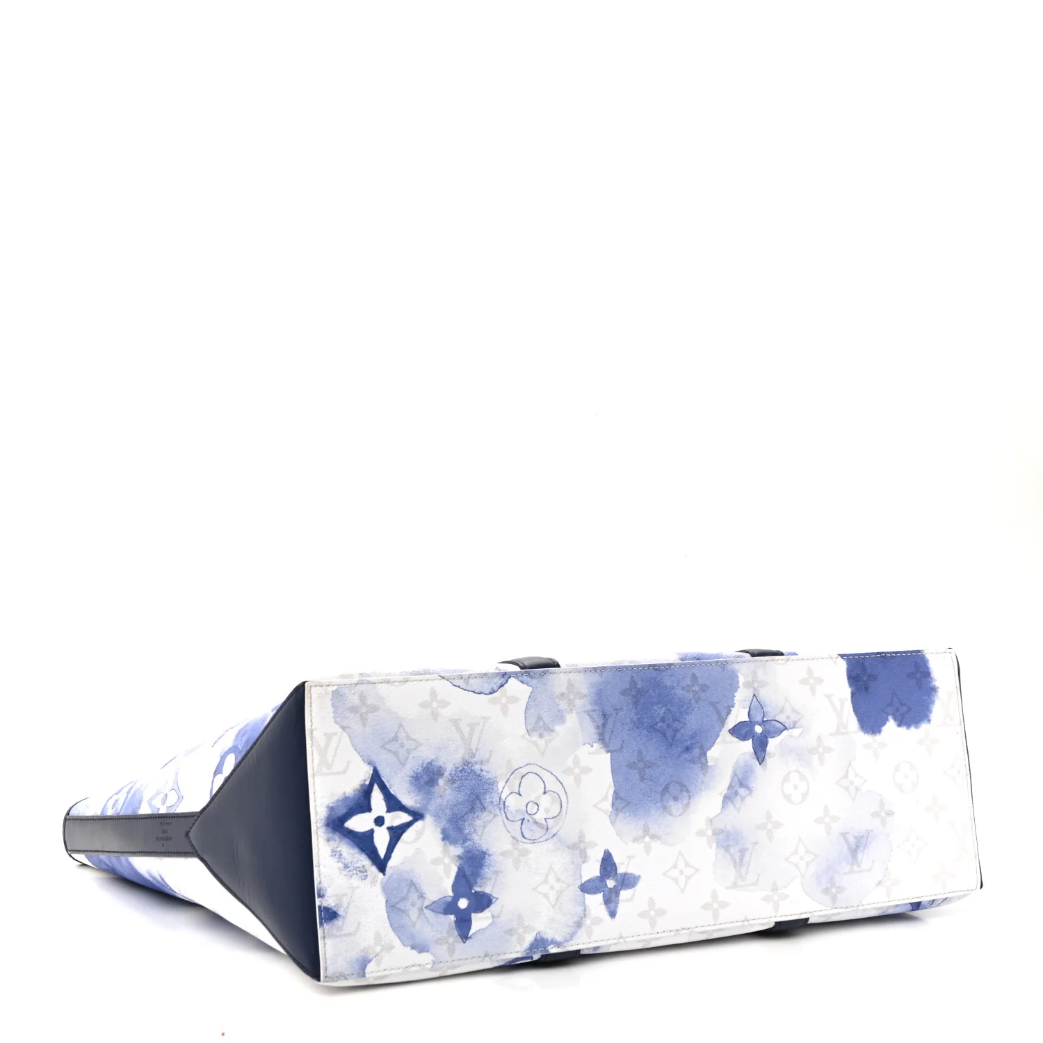 Monogram Watercolor New Tote GM Blue - Image 4