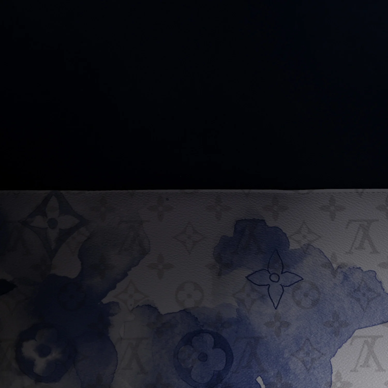 Monogram Watercolor New Tote GM Blue - Image 5