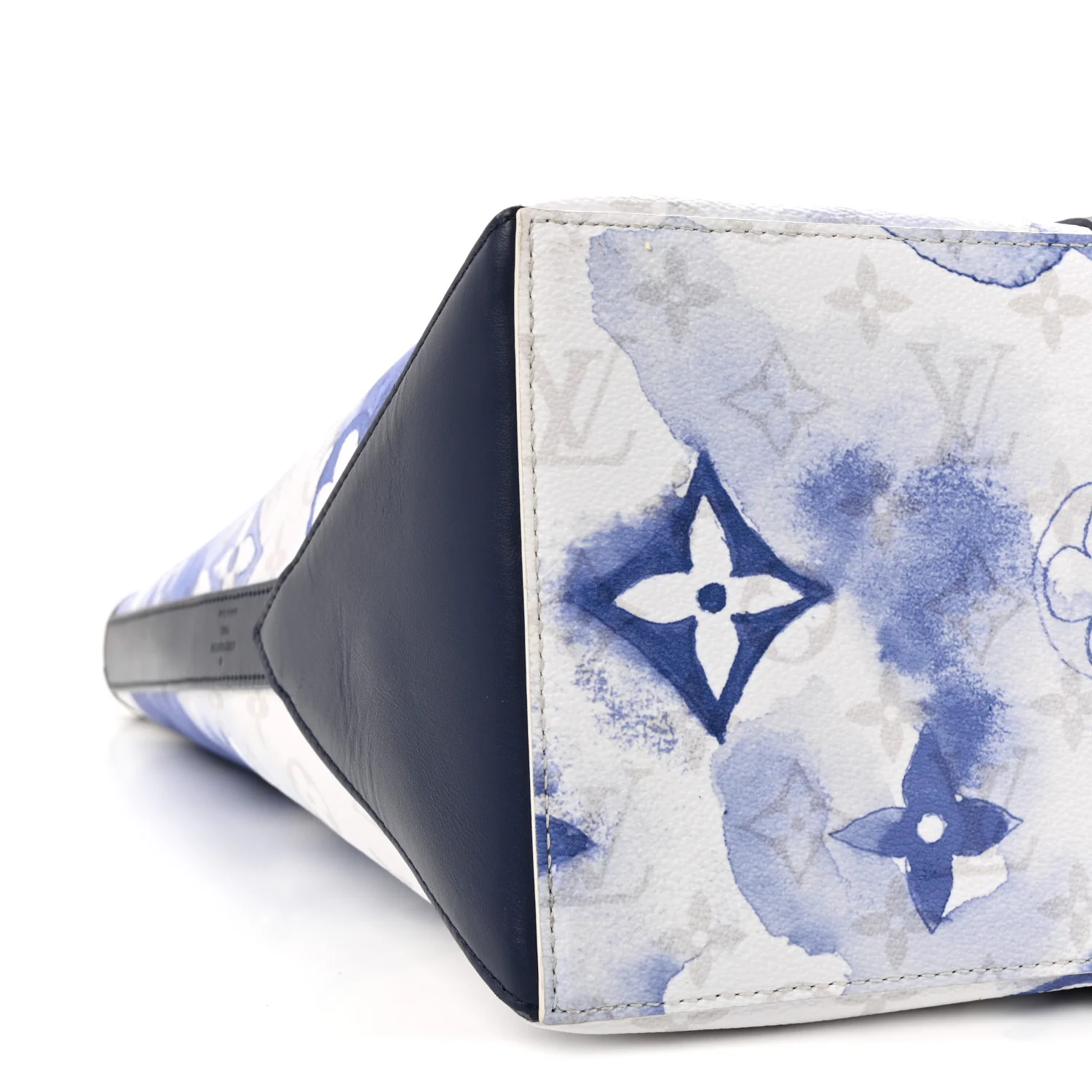 Monogram Watercolor New Tote GM Blue - Image 8