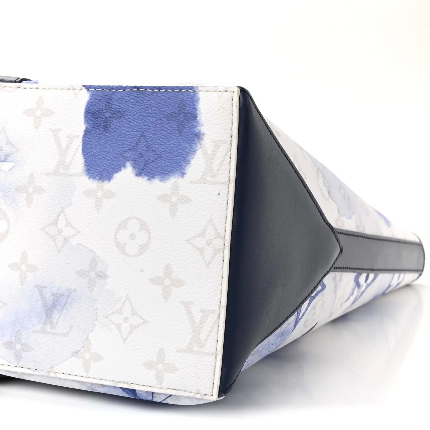 Monogram Watercolor New Tote GM Blue - Image 9