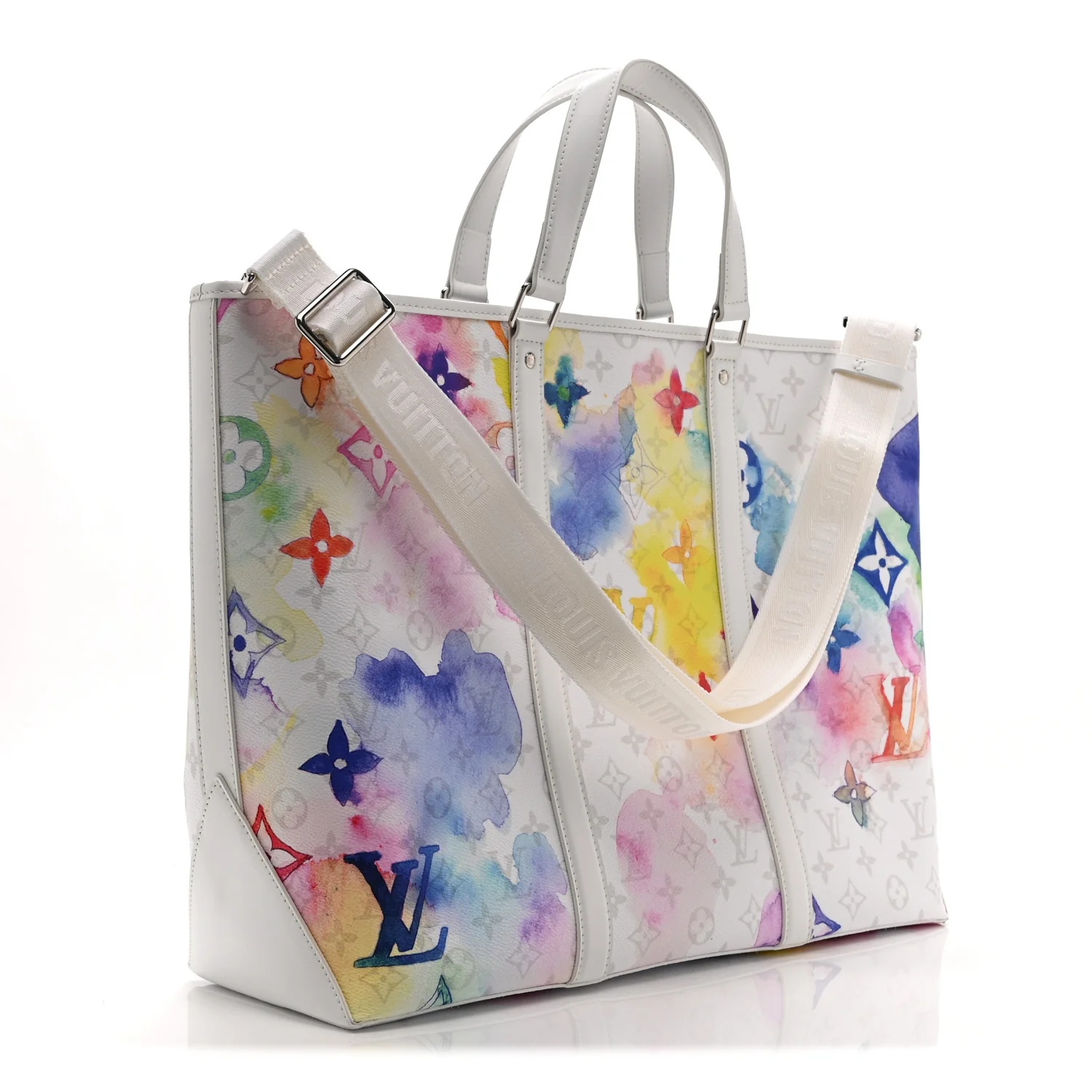 Monogram Watercolor New Tote GM Multicolor - Image 4