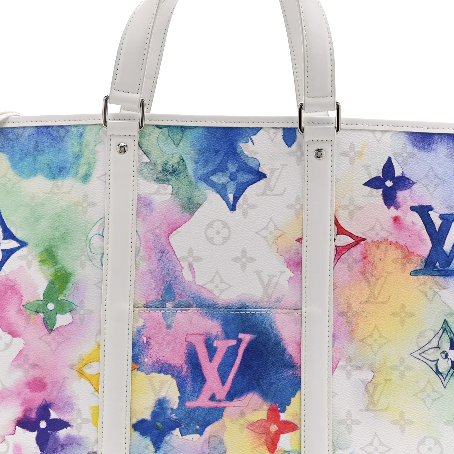 Monogram Watercolor New Tote GM Multicolor - Image 8