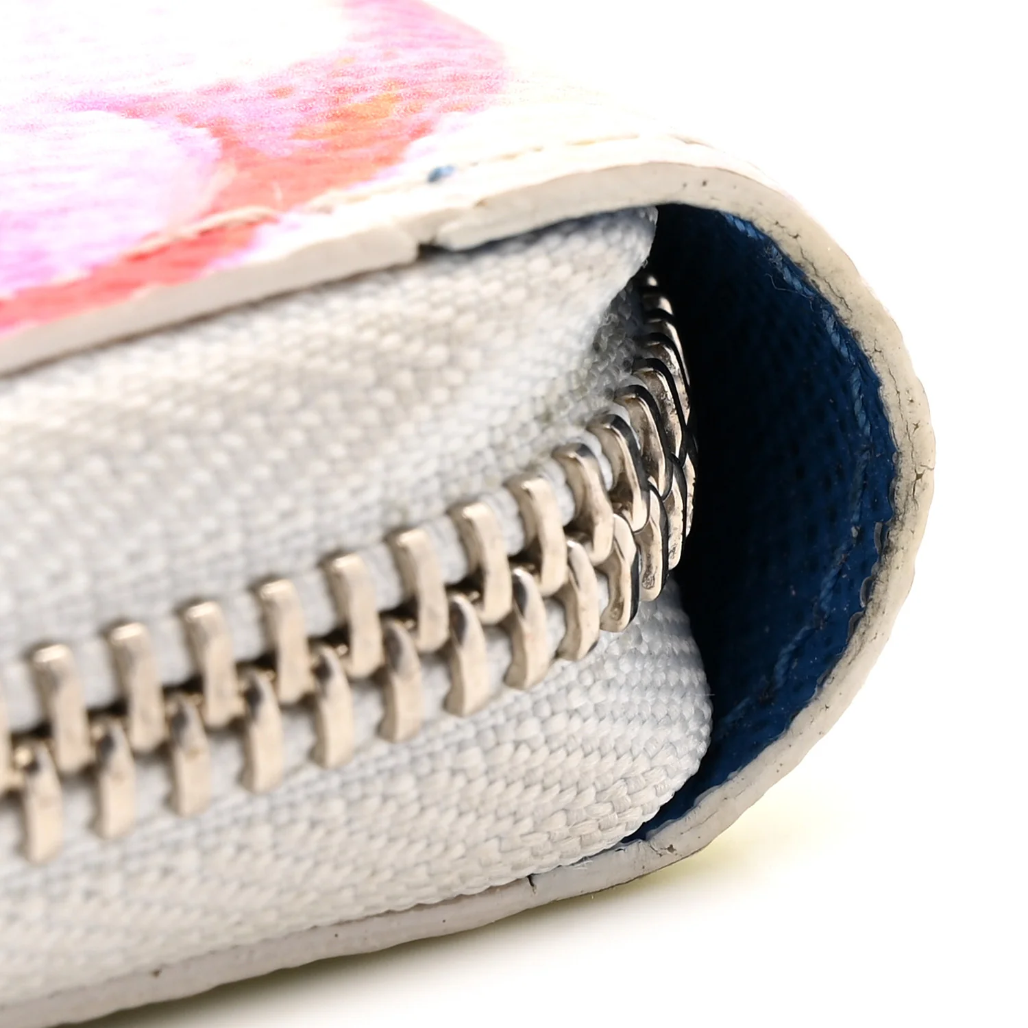 Monogram Watercolor Vertical Zippy Wallet - Image 8