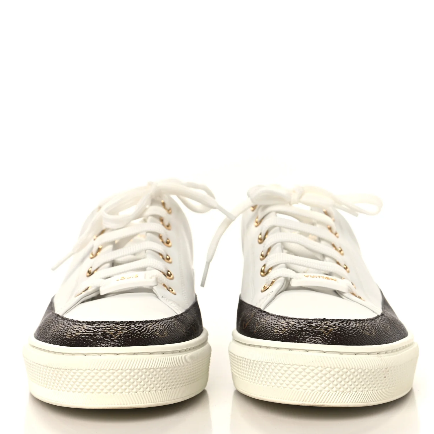 Monogram Womens Stellar Open Back Sneakers 39 White - Image 3