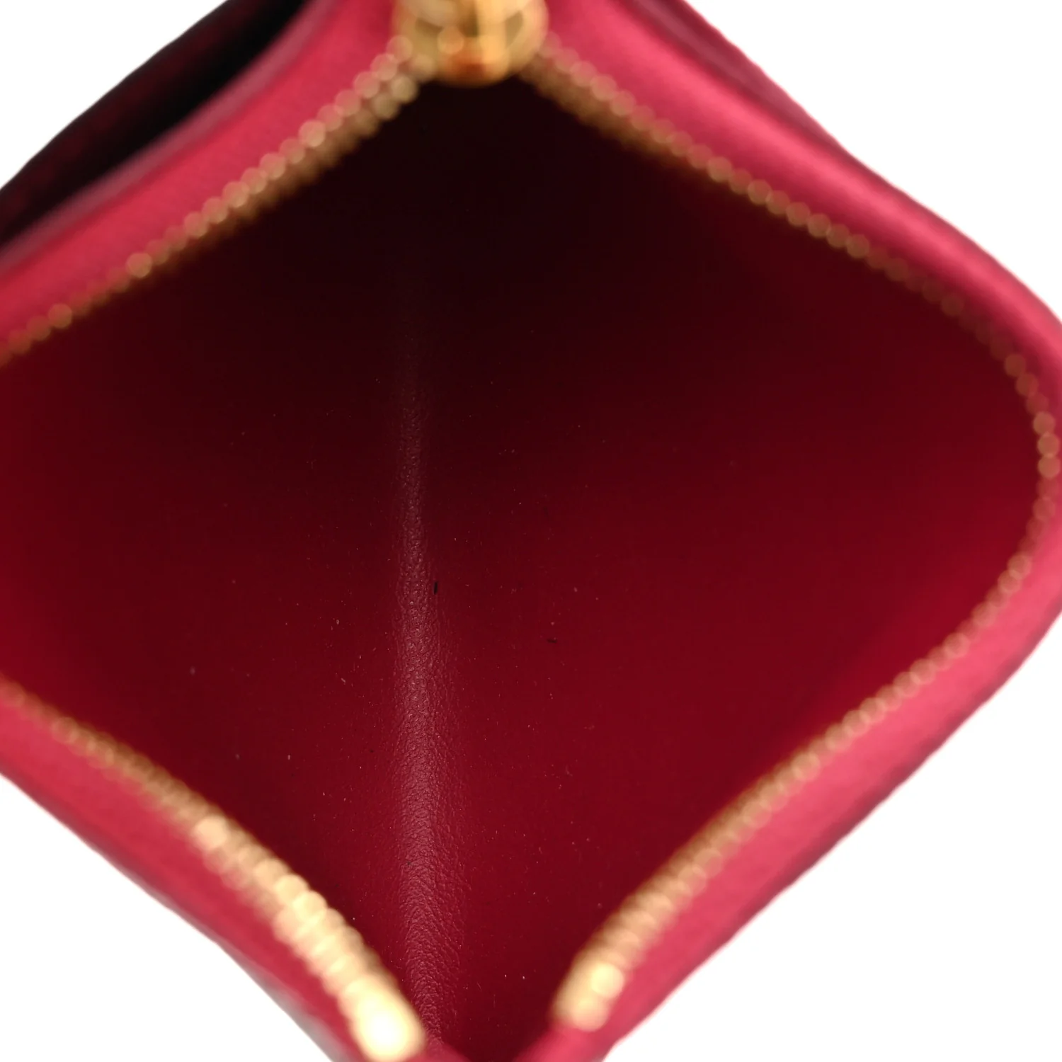 Monogram Zipped Card Holder Fuchsia - Image 5
