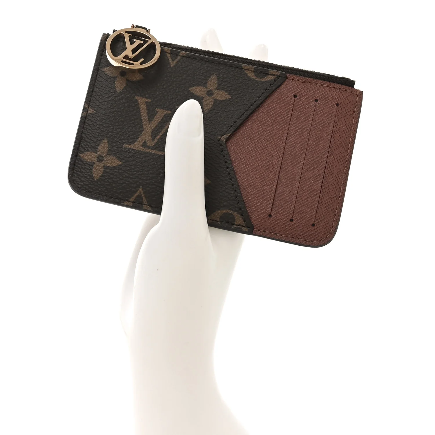 Monogram Zipped Romy Card Holder - Image 2