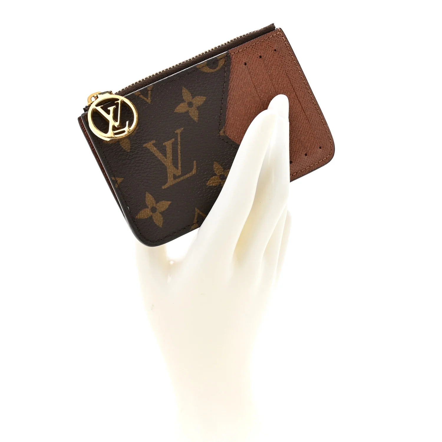 Monogram Zipped Romy Card Holder - Image 2