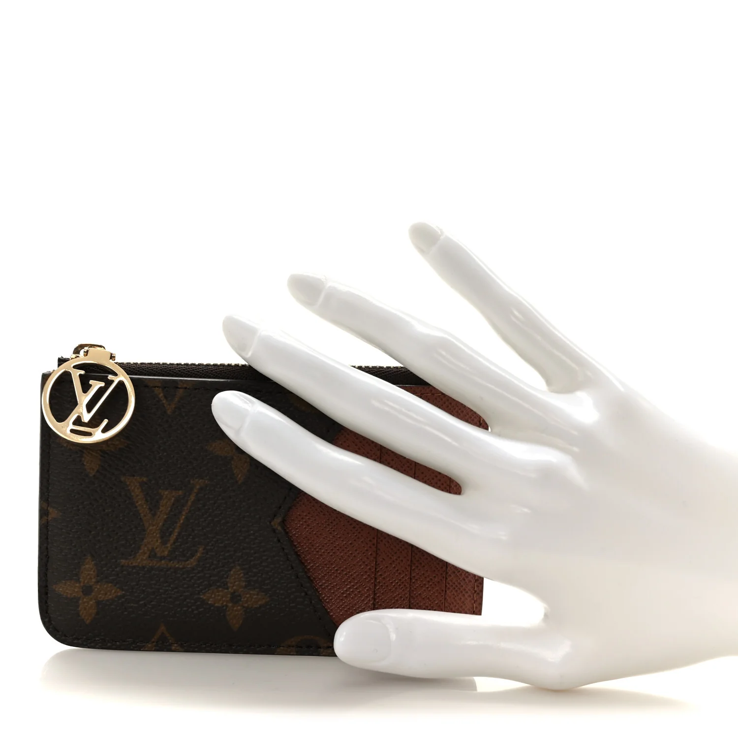 Monogram Zipped Romy Card Holder - Image 2