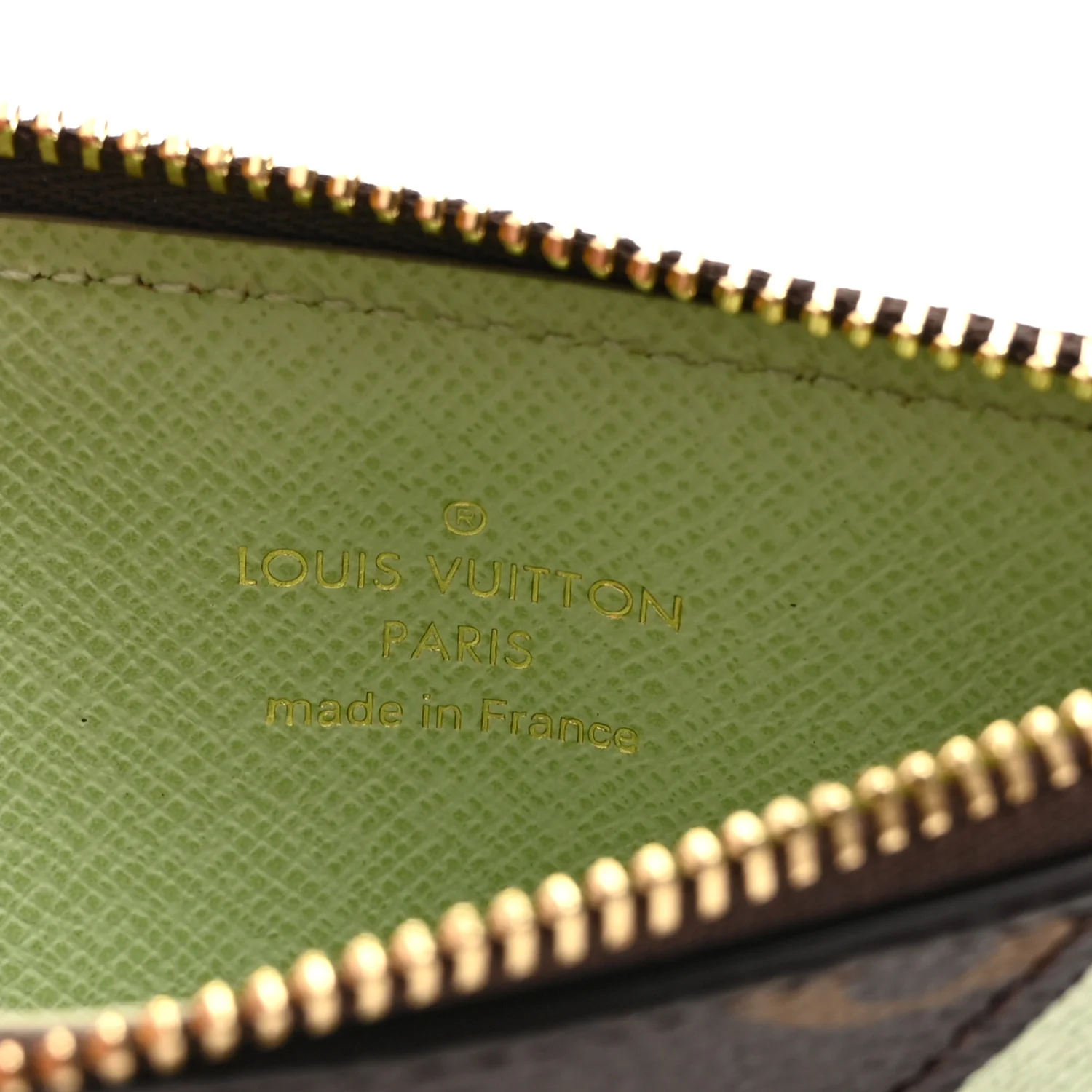 Monogram Zipped Romy Card Holder Matcha - Image 6