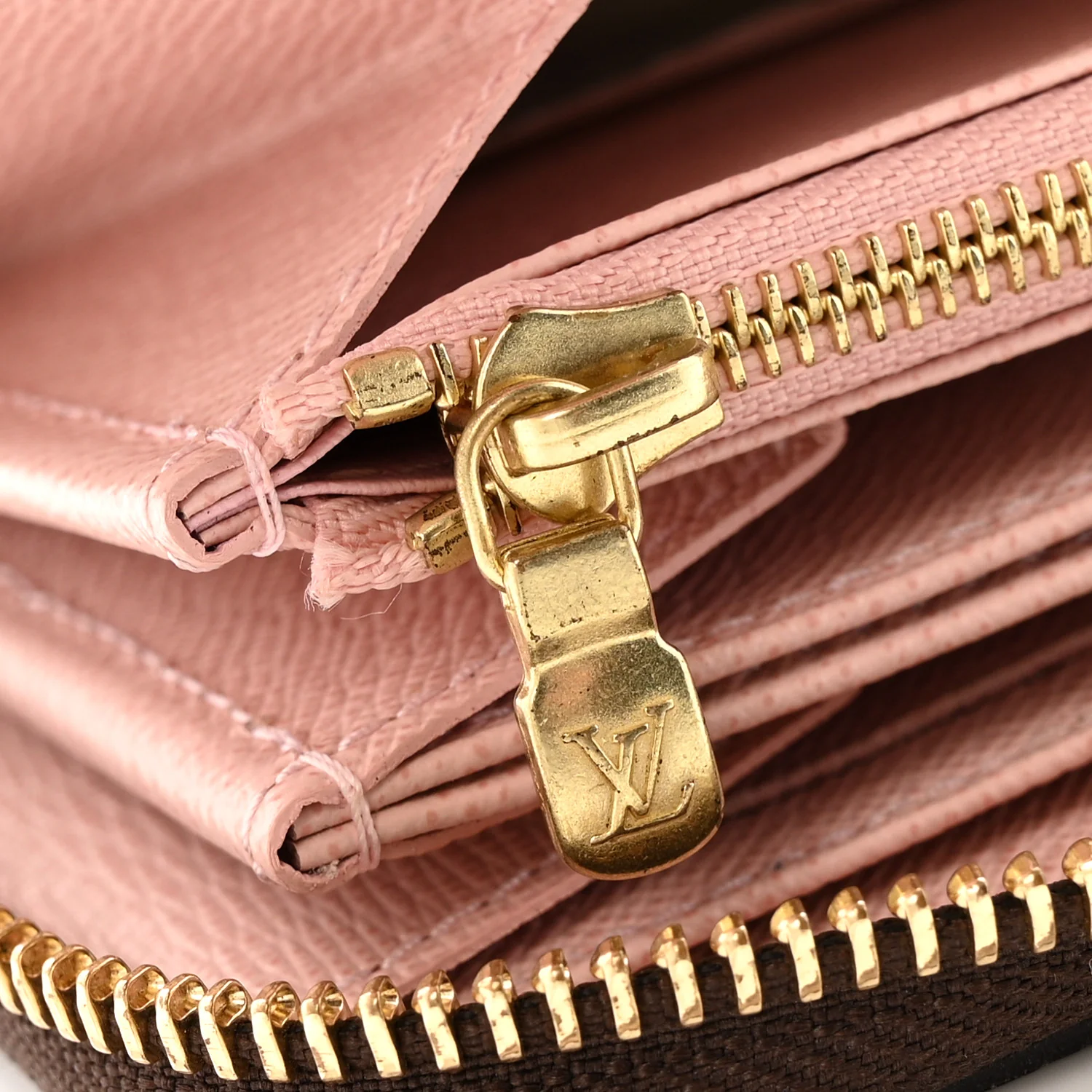 Monogram Zippy Wallet Rose Ballerine - Image 11