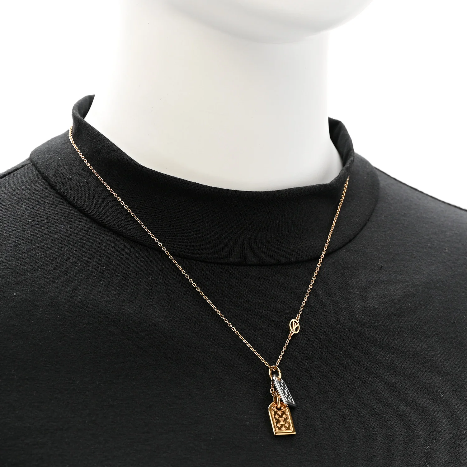 Nanogram Name Tag Necklace Gold Silver - Image 2