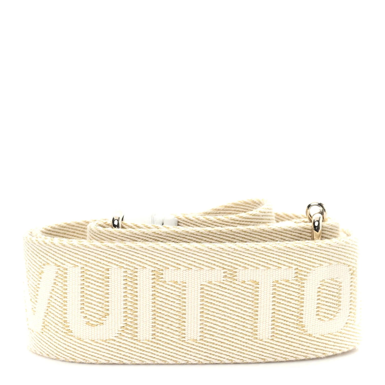 Nylon Coussin Shoulder Strap Cream - Image 2