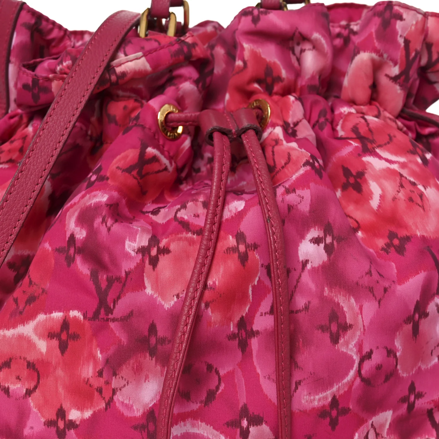 Nylon Monogram Ikat Noefull MM Rose Indien - Image 8