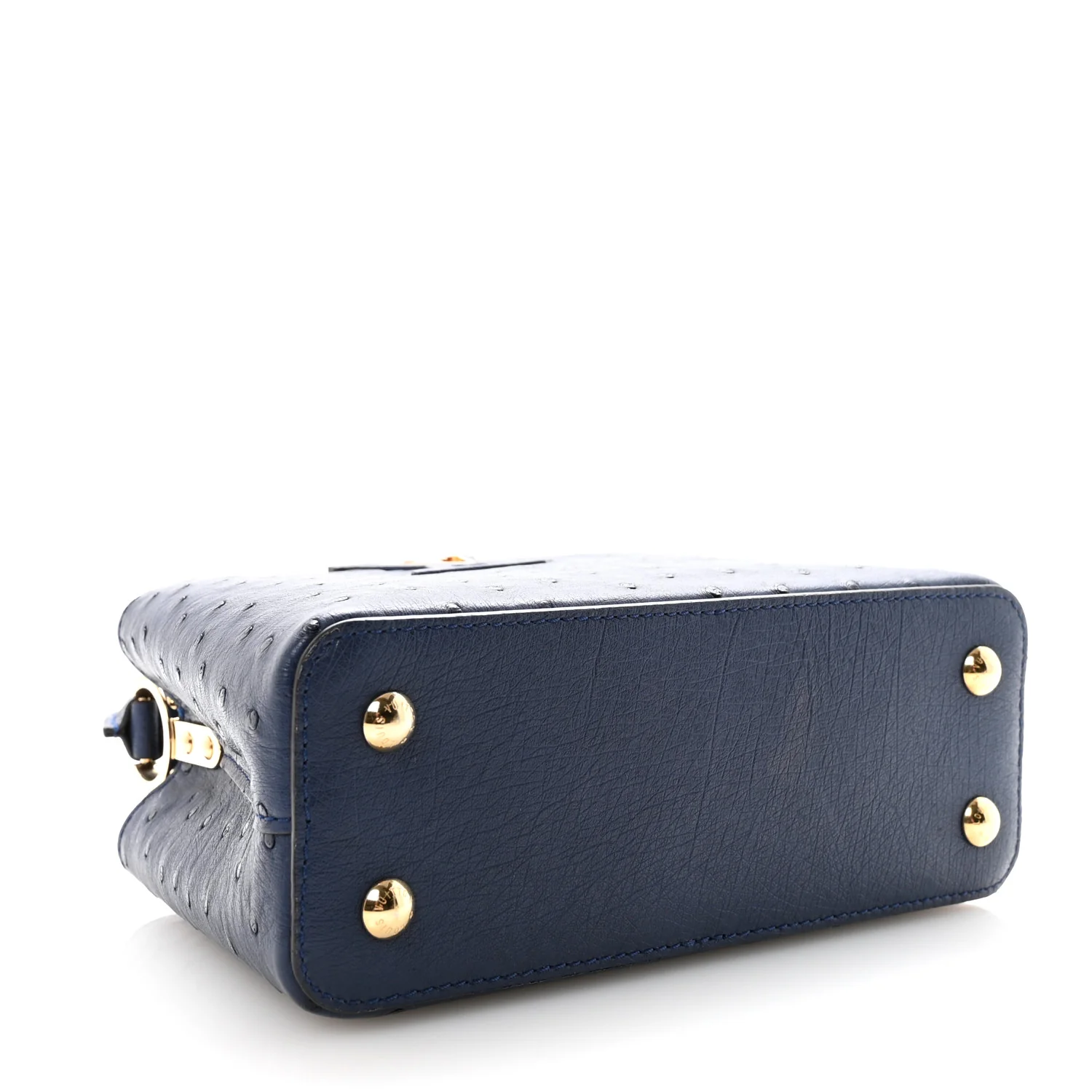 Ostrich Capucines Mini Indigo - Image 4