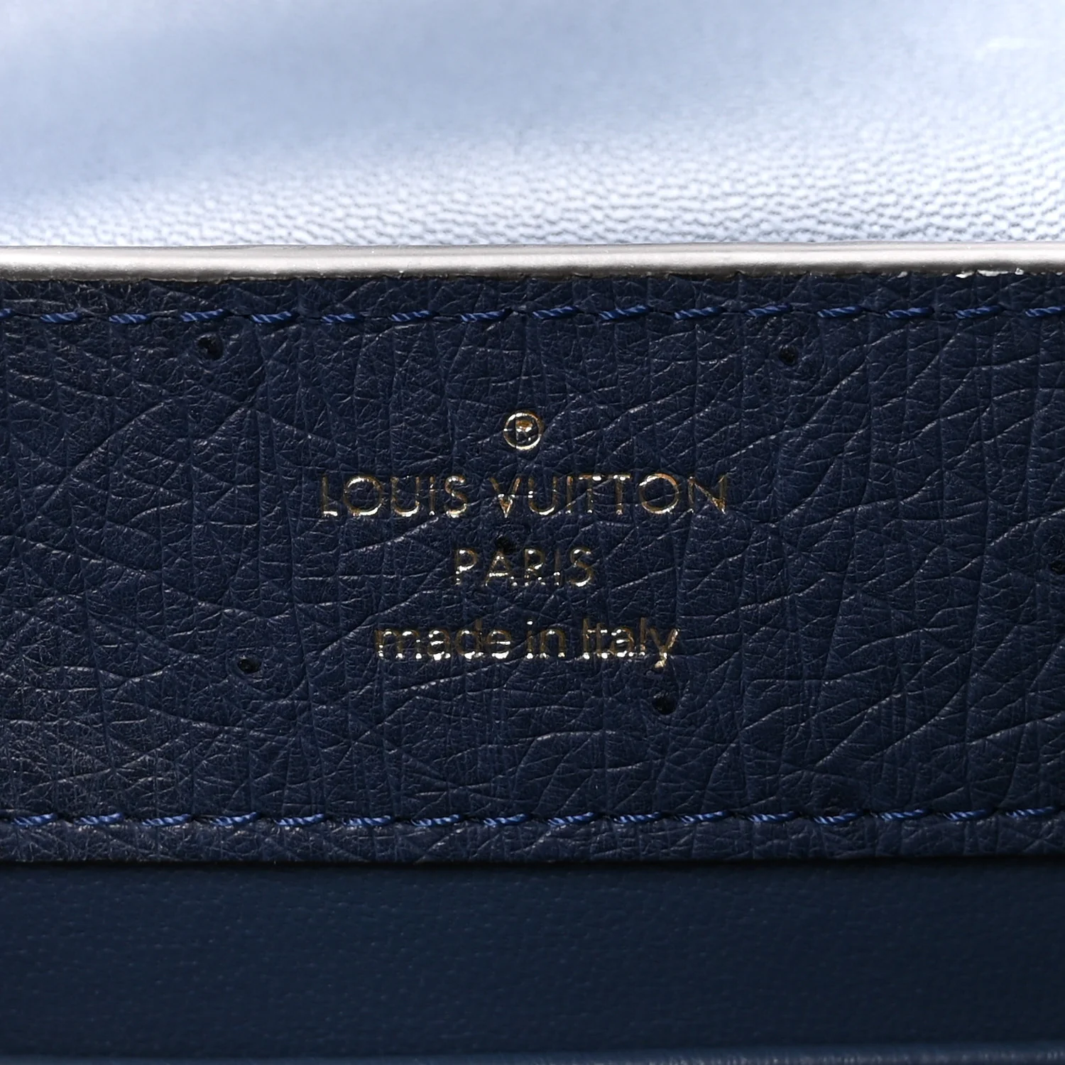 Ostrich Capucines Mini Indigo - Image 6