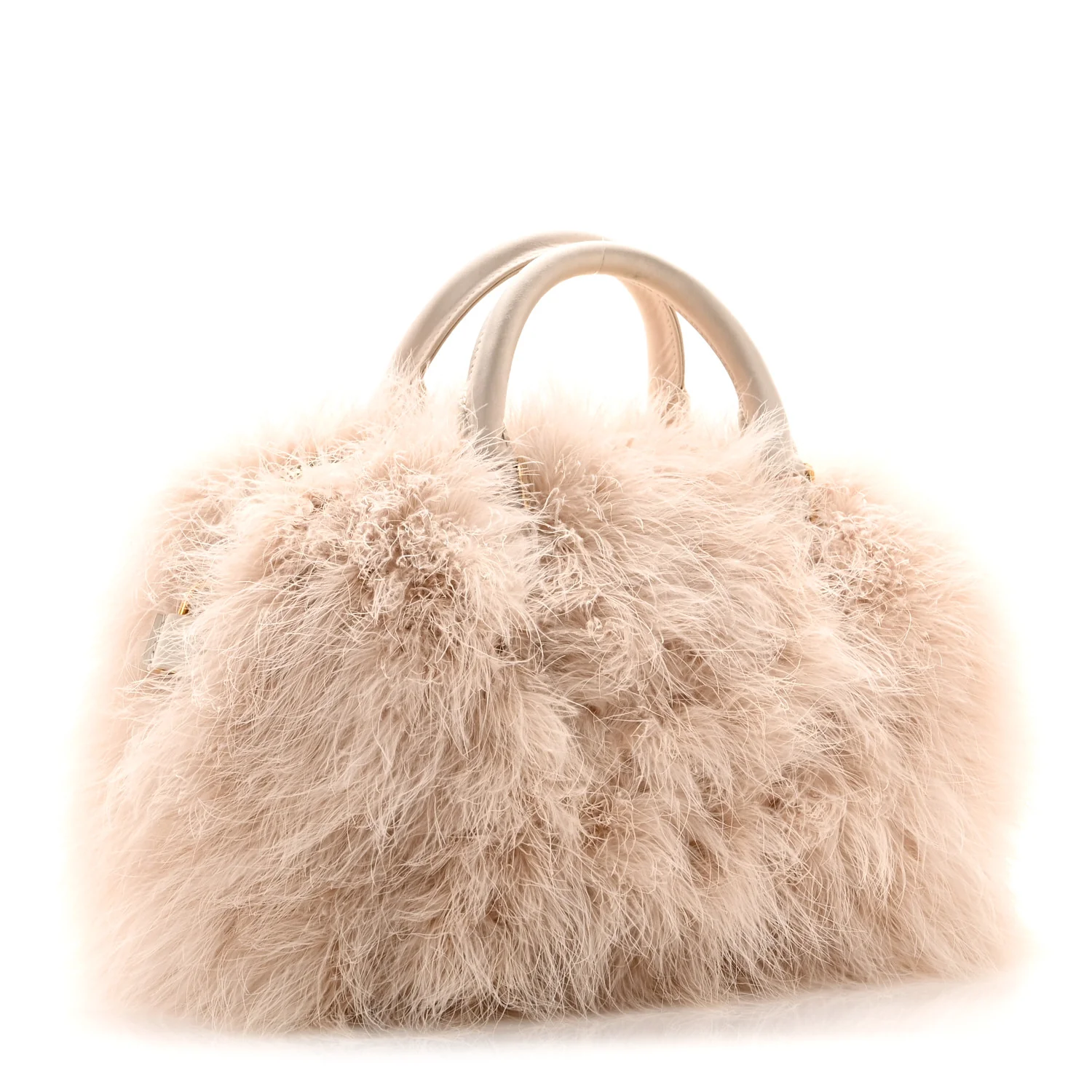 Ostrich Feather Speedy 25 Blush Ivory - Image 4