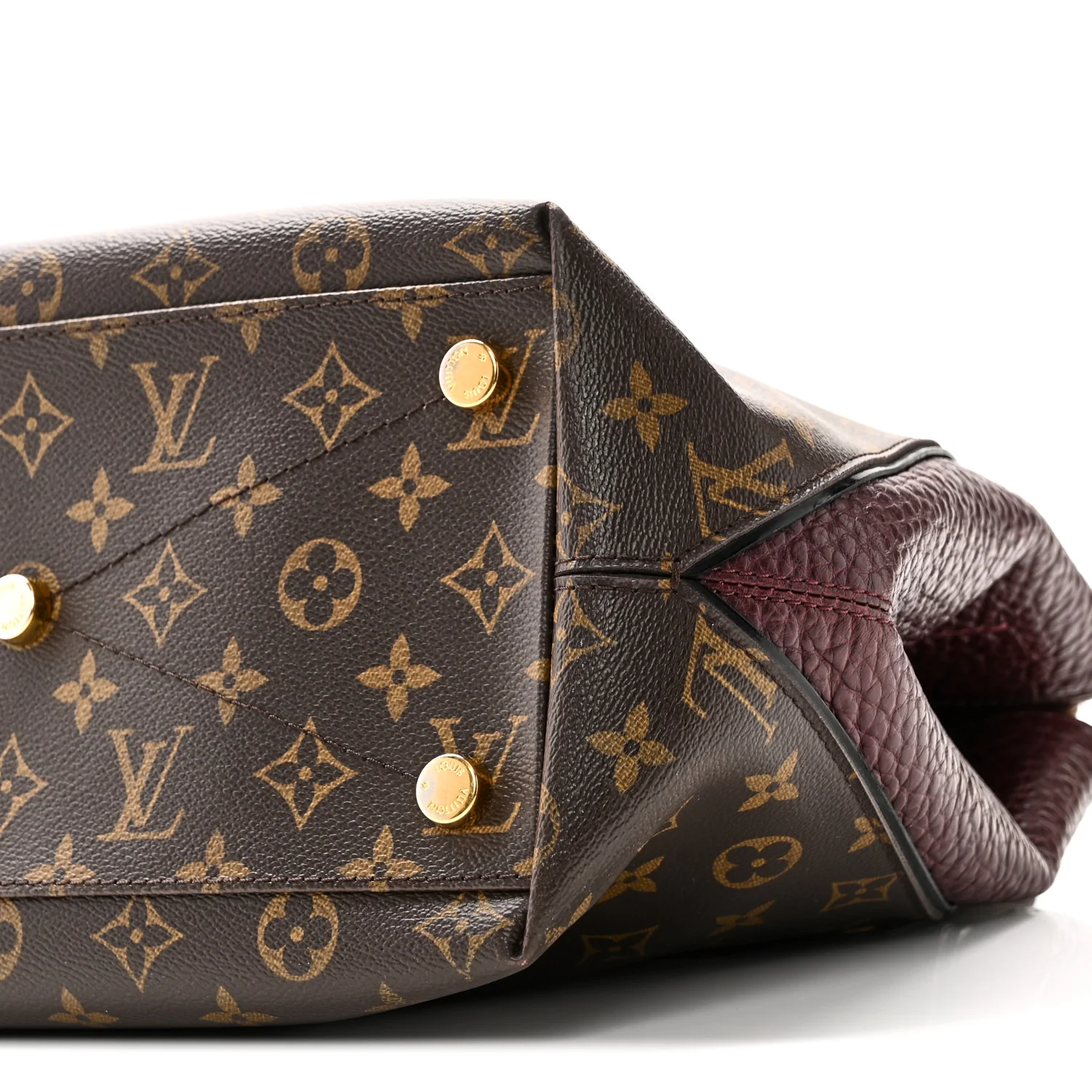 Ostrich Lizard Majestueux Tote MM Bordeaux - Image 9