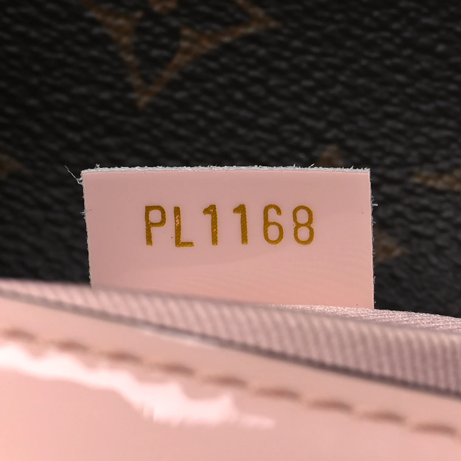 Patent Calfskin Monogram Cherrywood BB Rose Ballerine - Image 7