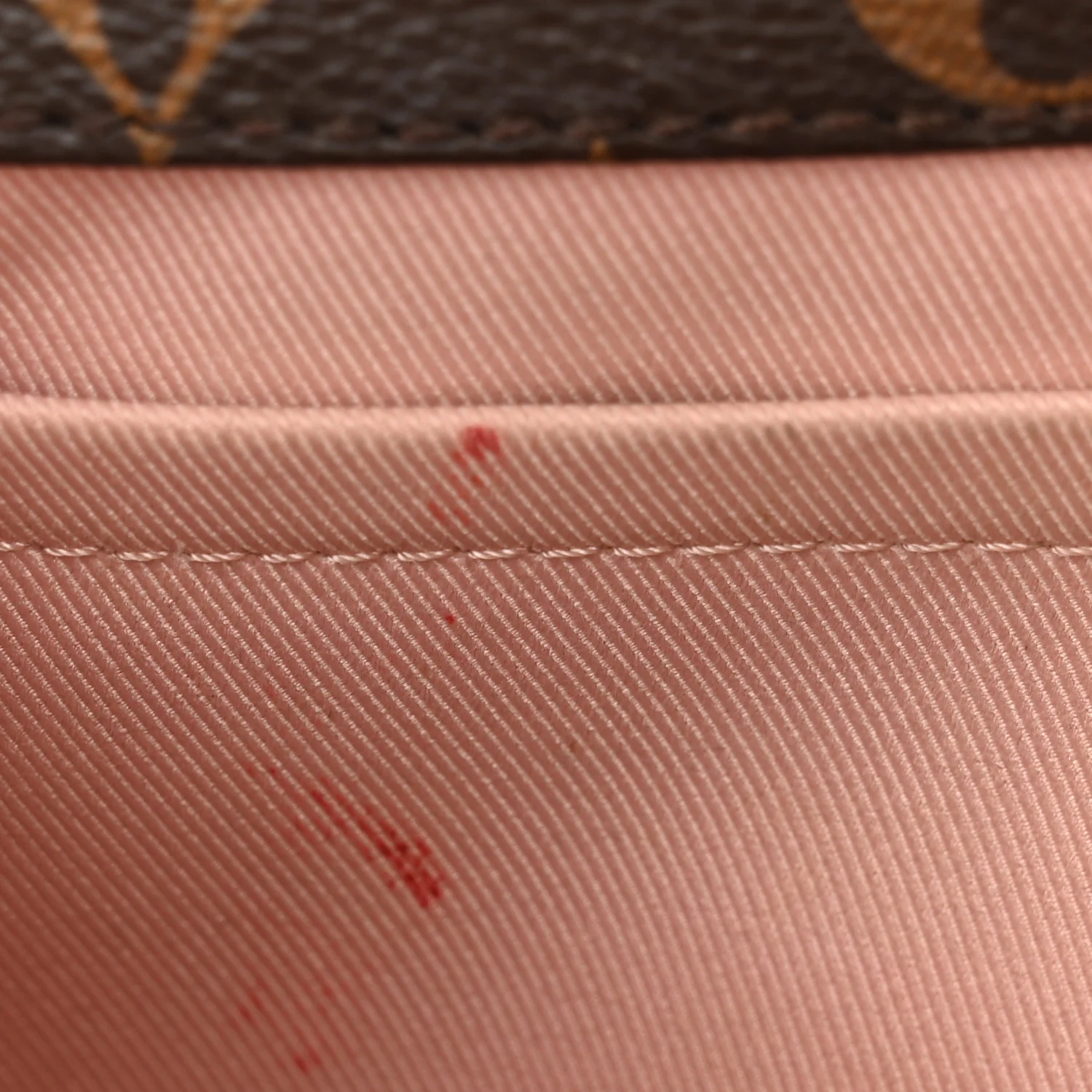 Patent Calfskin Monogram Cherrywood BB Rose Ballerine - Image 9