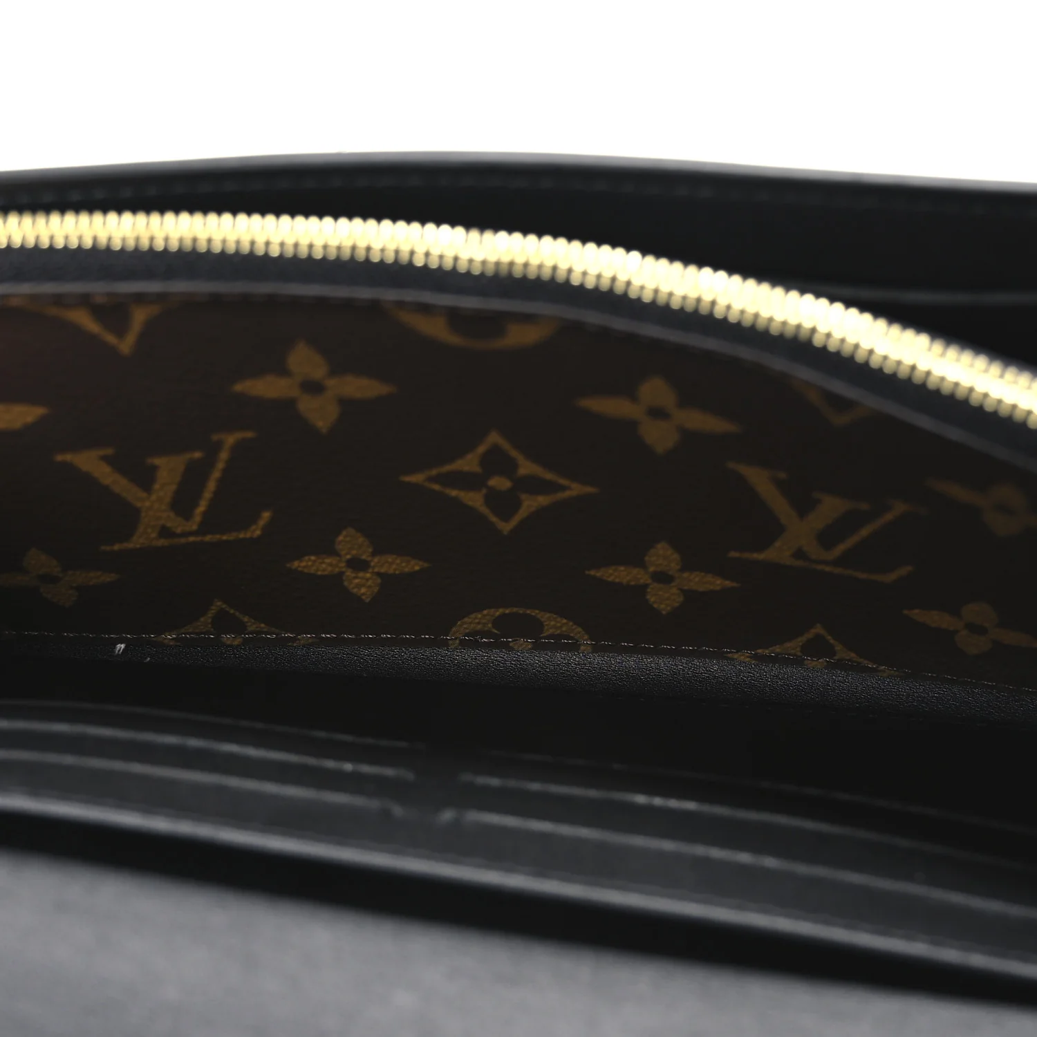 Patent Calfskin Monogram Cherrywood Wallet Black - Image 5