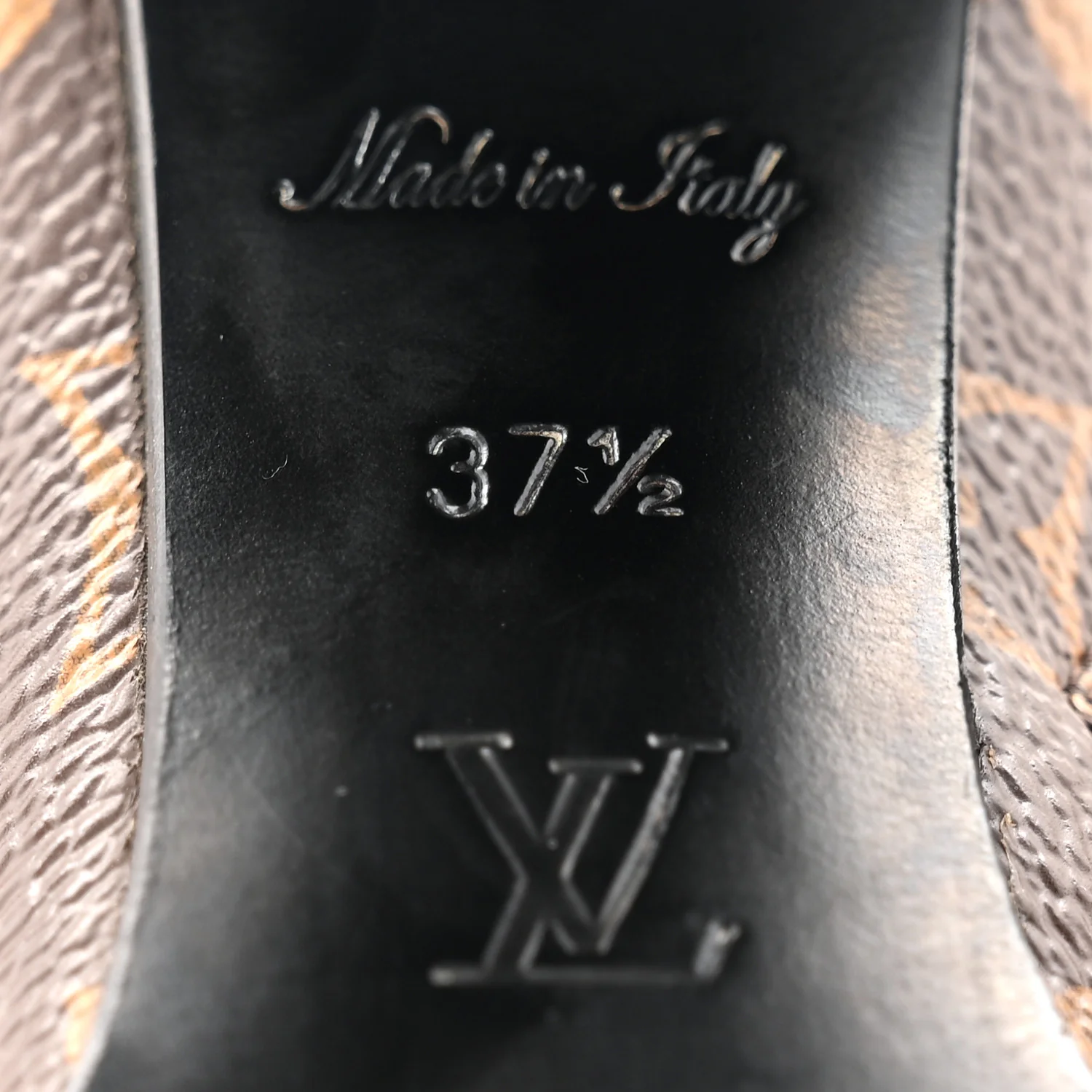 Patent Calfskin Monogram Star Trail Ankle Boots 37.5 Black - Image 7