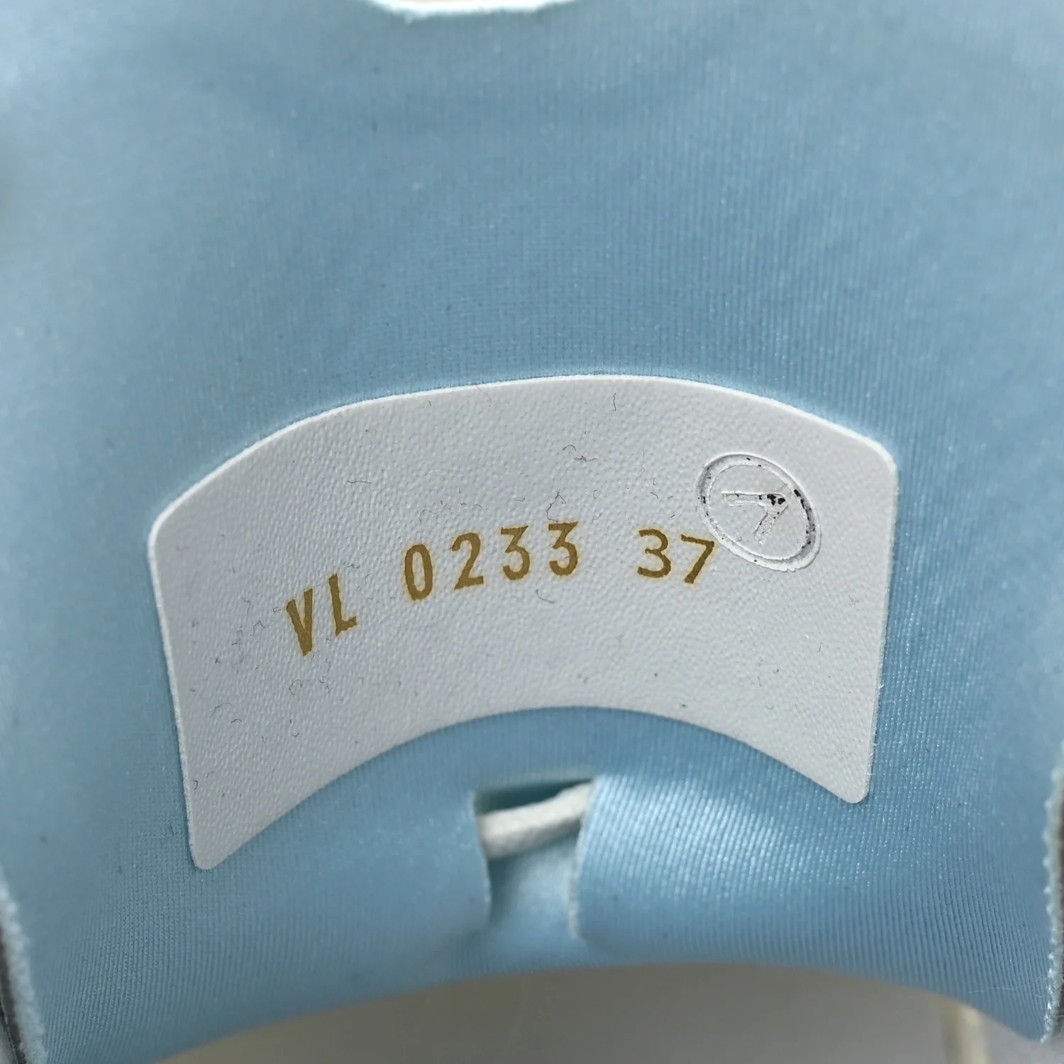 Patent Calfskin Technical Mesh Monogram Run 55 Sneakers 37 Bleu Clair - Image 9