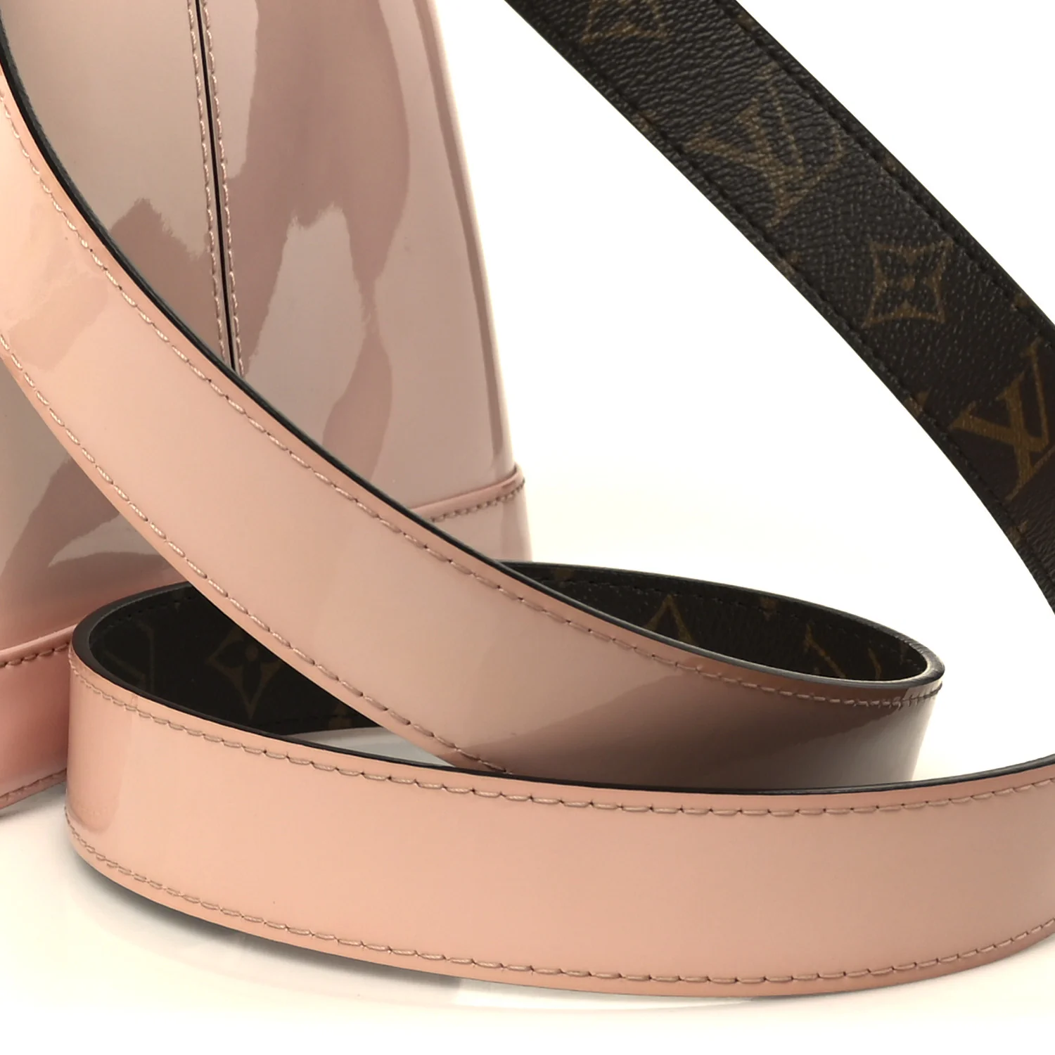 Patent Monogram Alma BB Rose Ballerine - Image 11