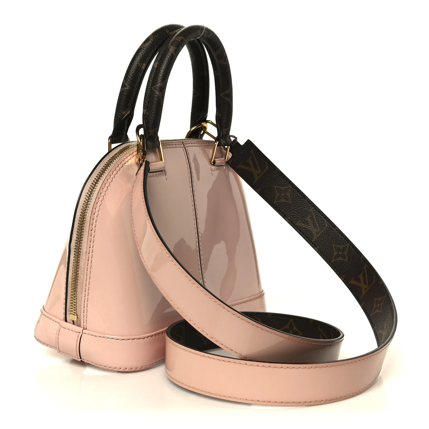 Patent Monogram Alma BB Rose Ballerine - Image 3