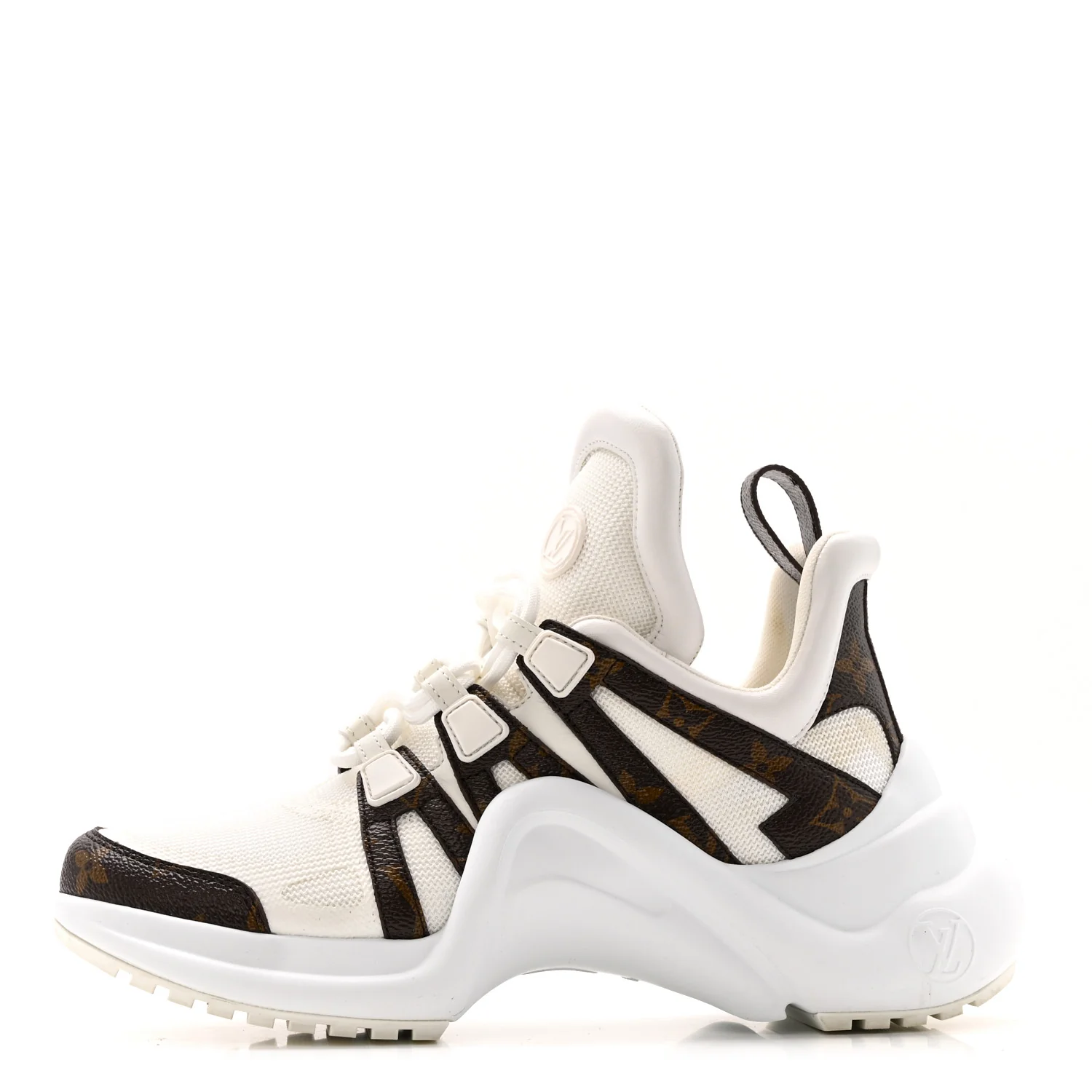 Patent Monogram LV Archlight Sneakers 38 White