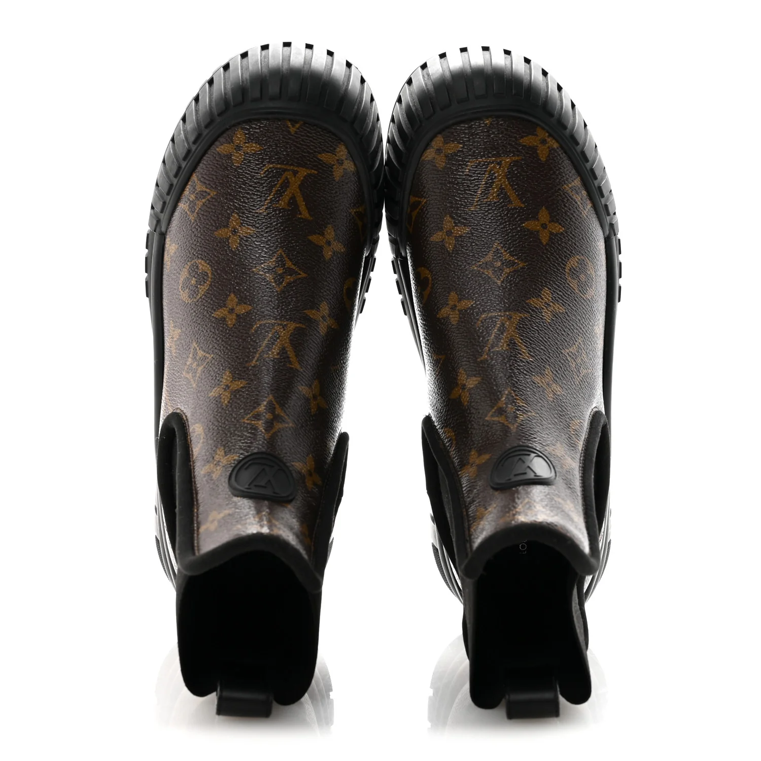 Patent Monogram Ruby Flat Ankle Boots 39 Black - Image 2