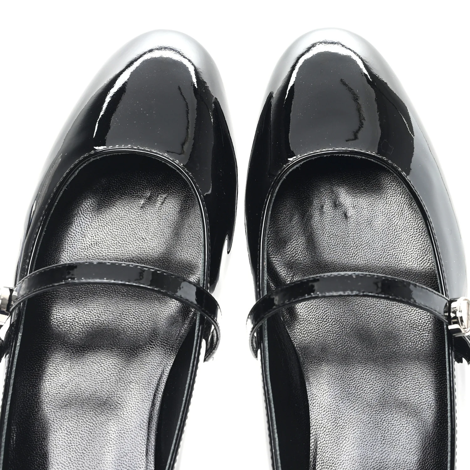 Patent Uniformes Ballerina Flat 38.5 Black - Image 9