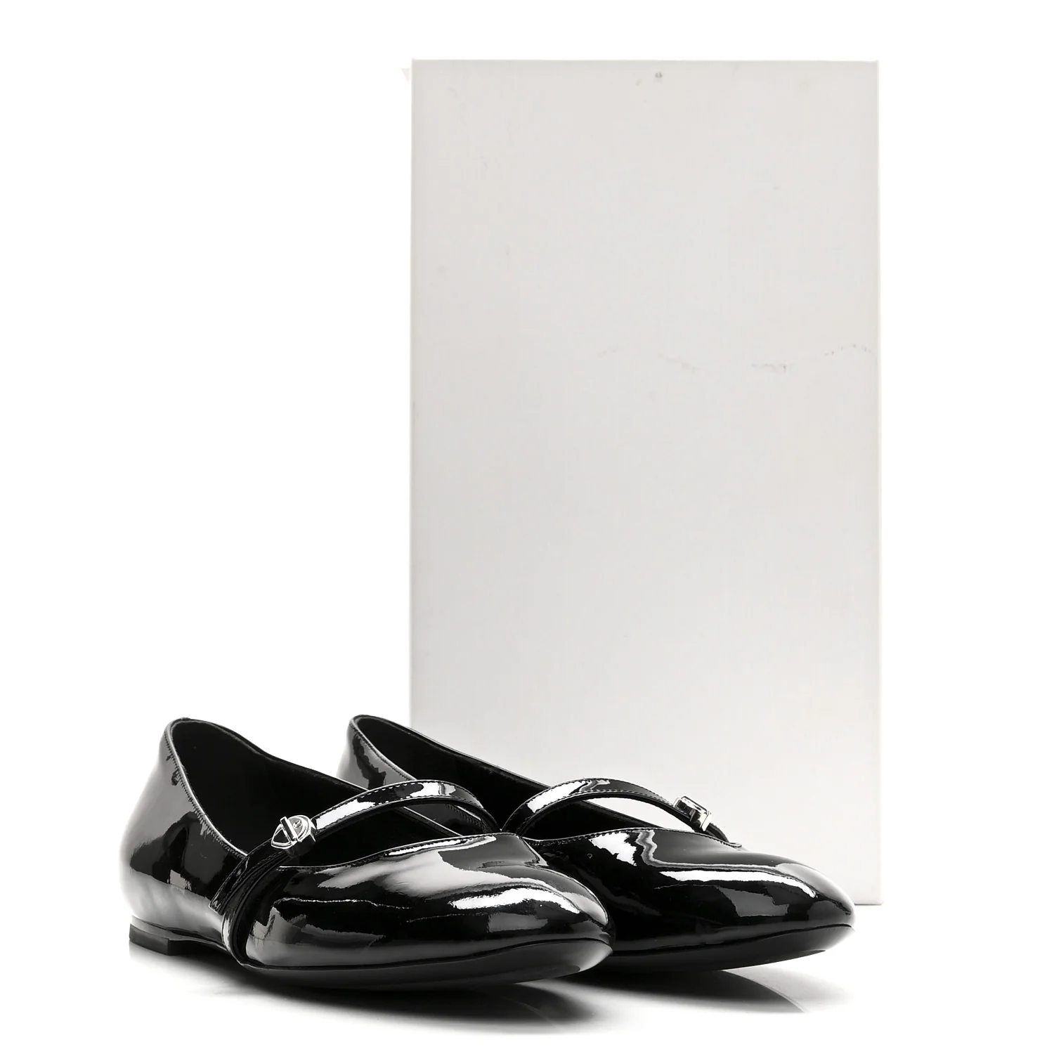 Patent Uniformes Ballet Flats 37 Black - Image 11