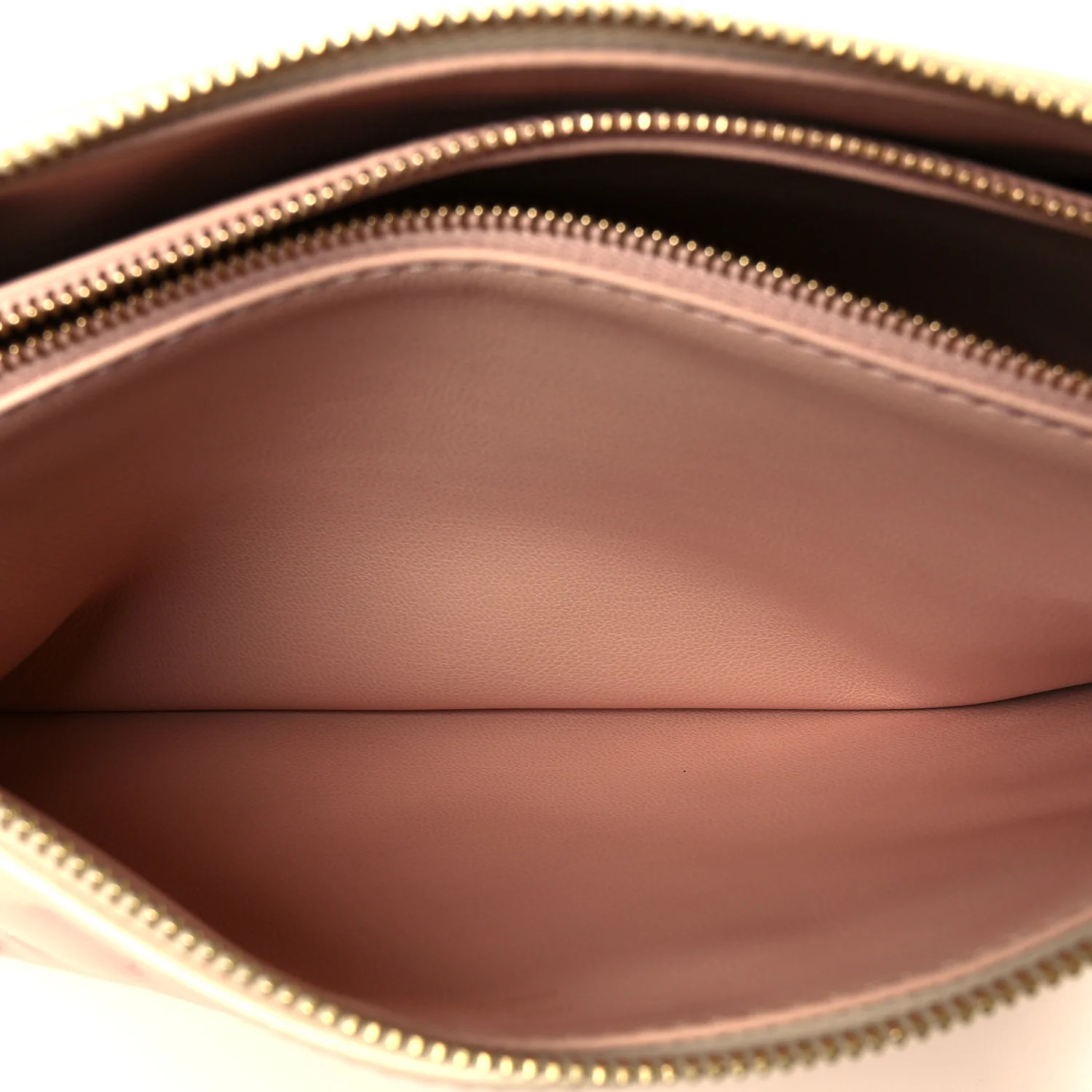 Pearlescent Lambskin Embossed Monogram Coussin PM Beige Rose - Image 7