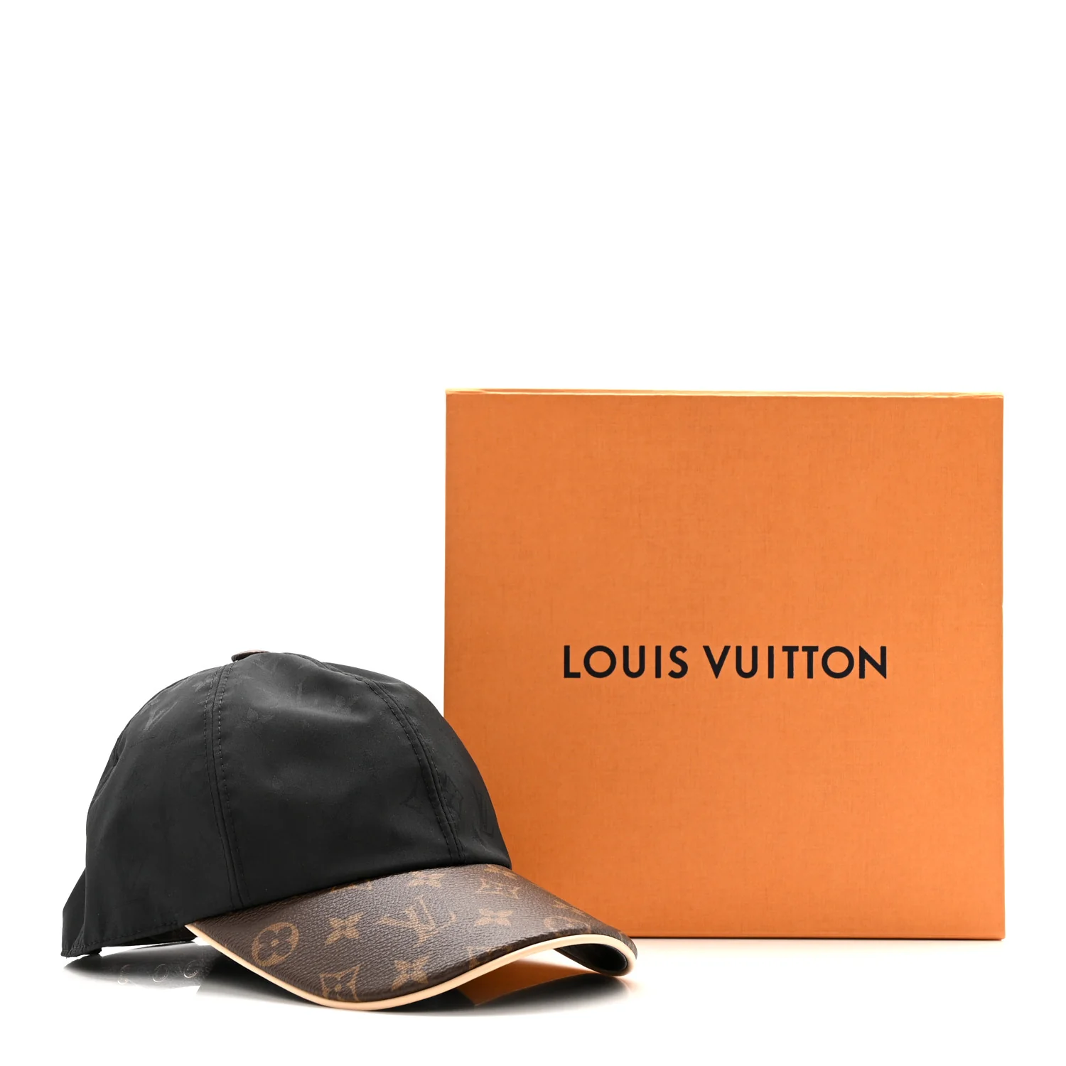 Polyester Silk Monogram LV Get Ready Cap M Black - Image 9
