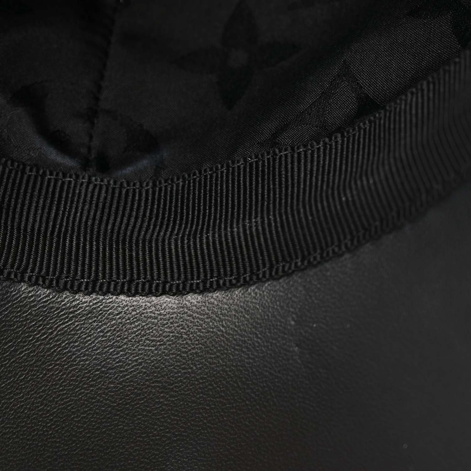 Polyester Silk Monogram LV Get Ready Cap M Black - Image 10