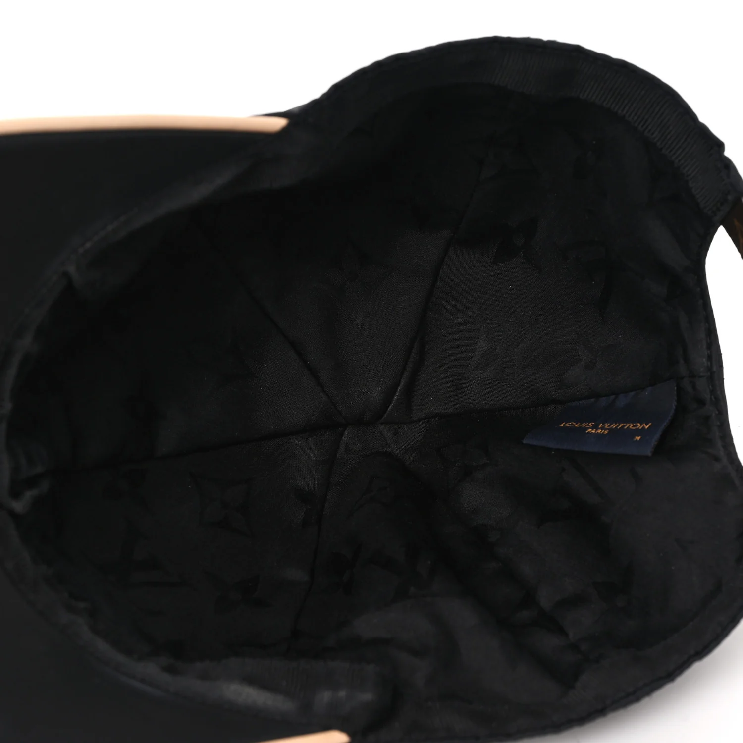 Polyester Silk Monogram LV Get Ready Cap M Black - Image 7